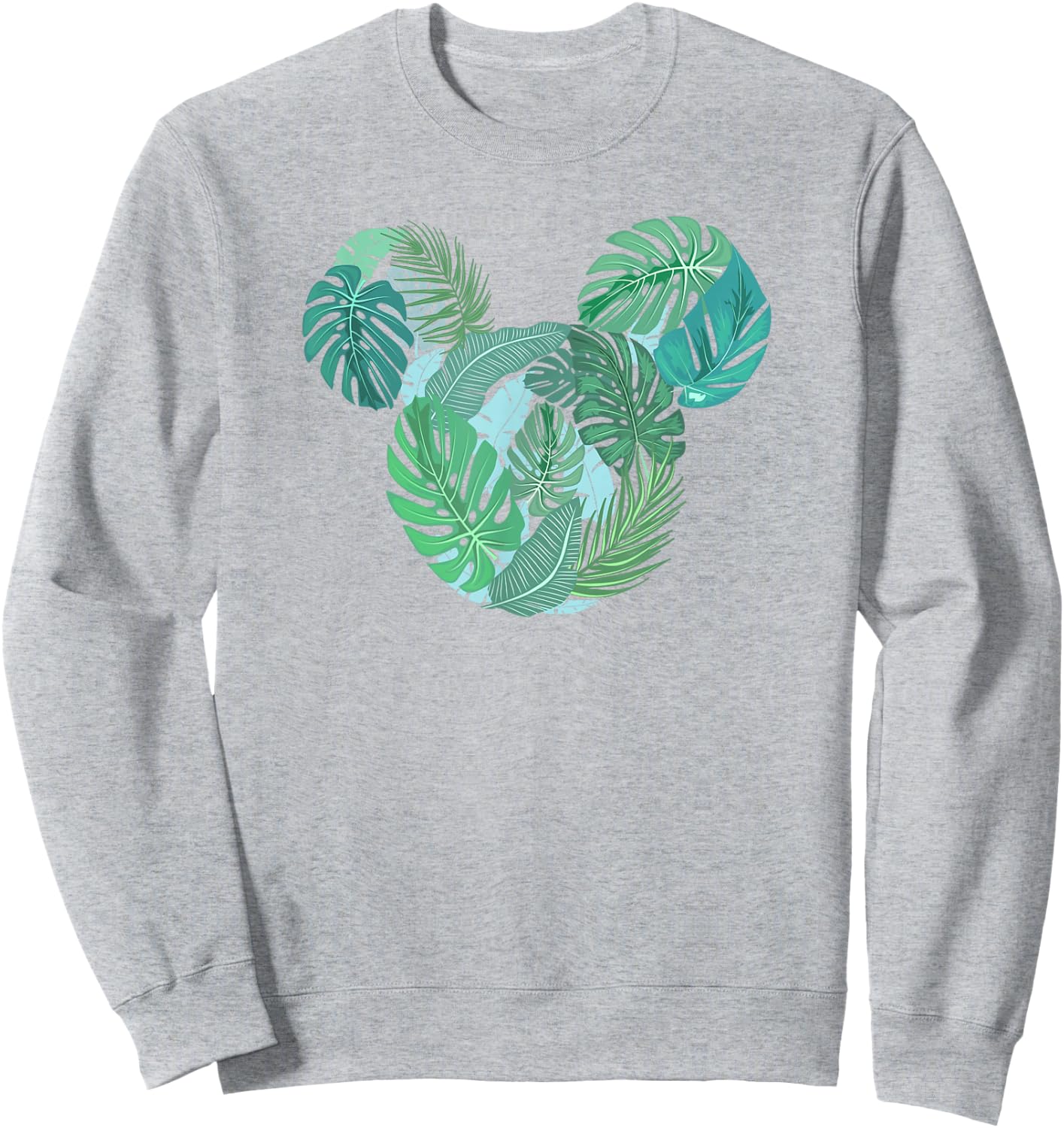 Disney Mickey Classic Mickey Tropical Face Fill V2 Sweatshirt - Sweatshirt | Ash