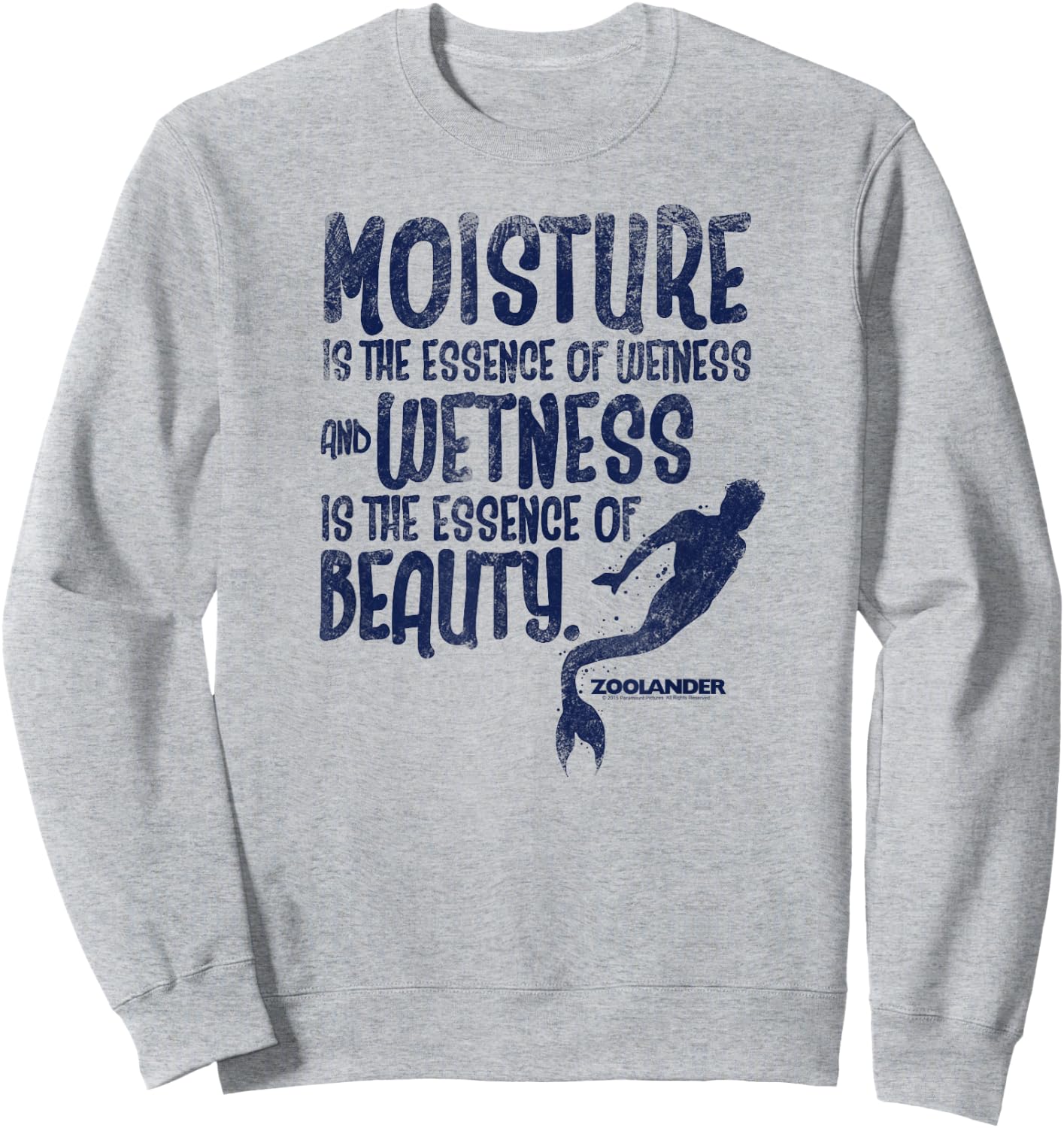 Zoolander Merman Sweatshirt - Sweatshirt | Ash