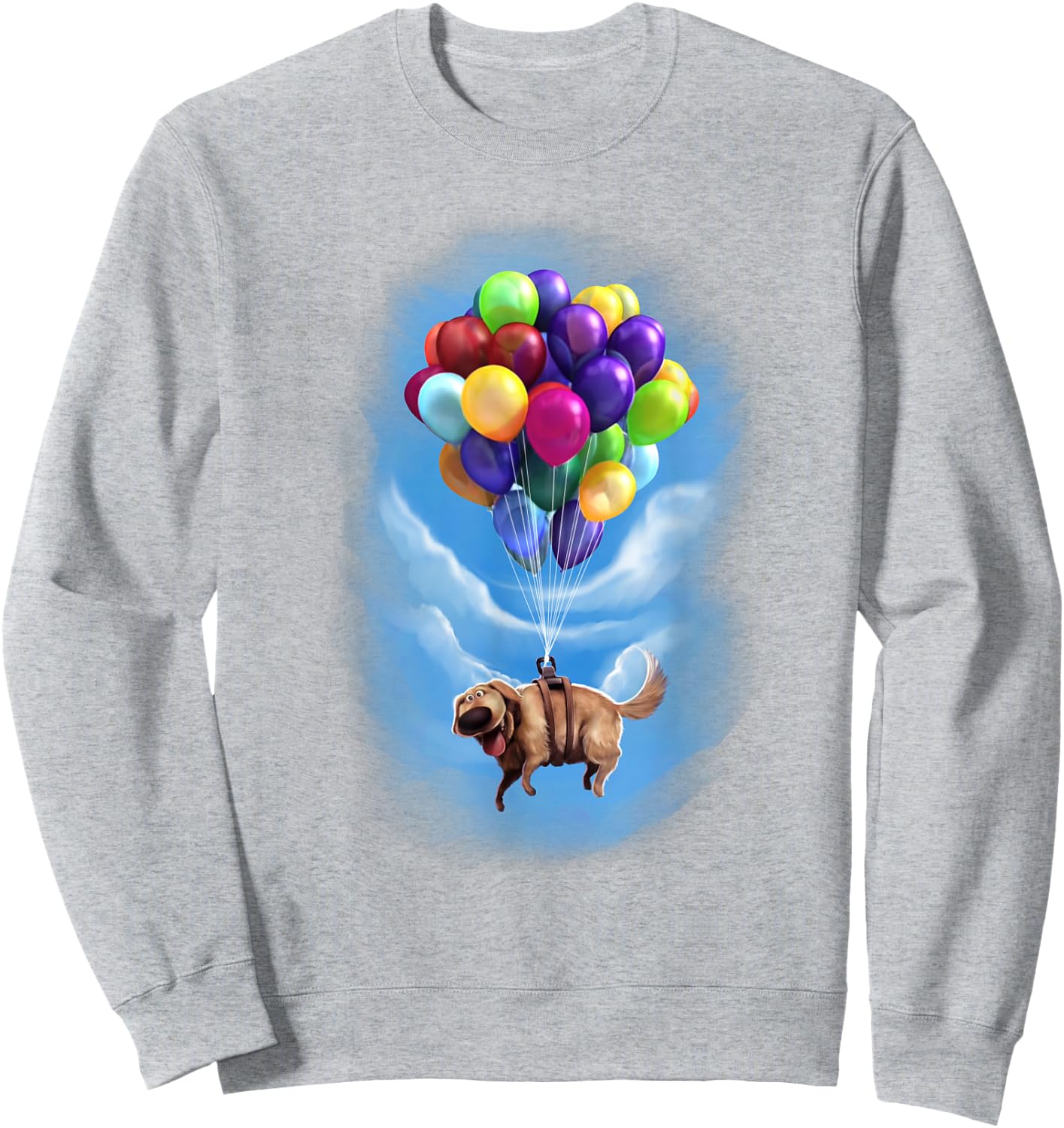 Disney Pixar Up Dug Balloon Floating Graphic Sweatshirt - Sweatshirt | Ash