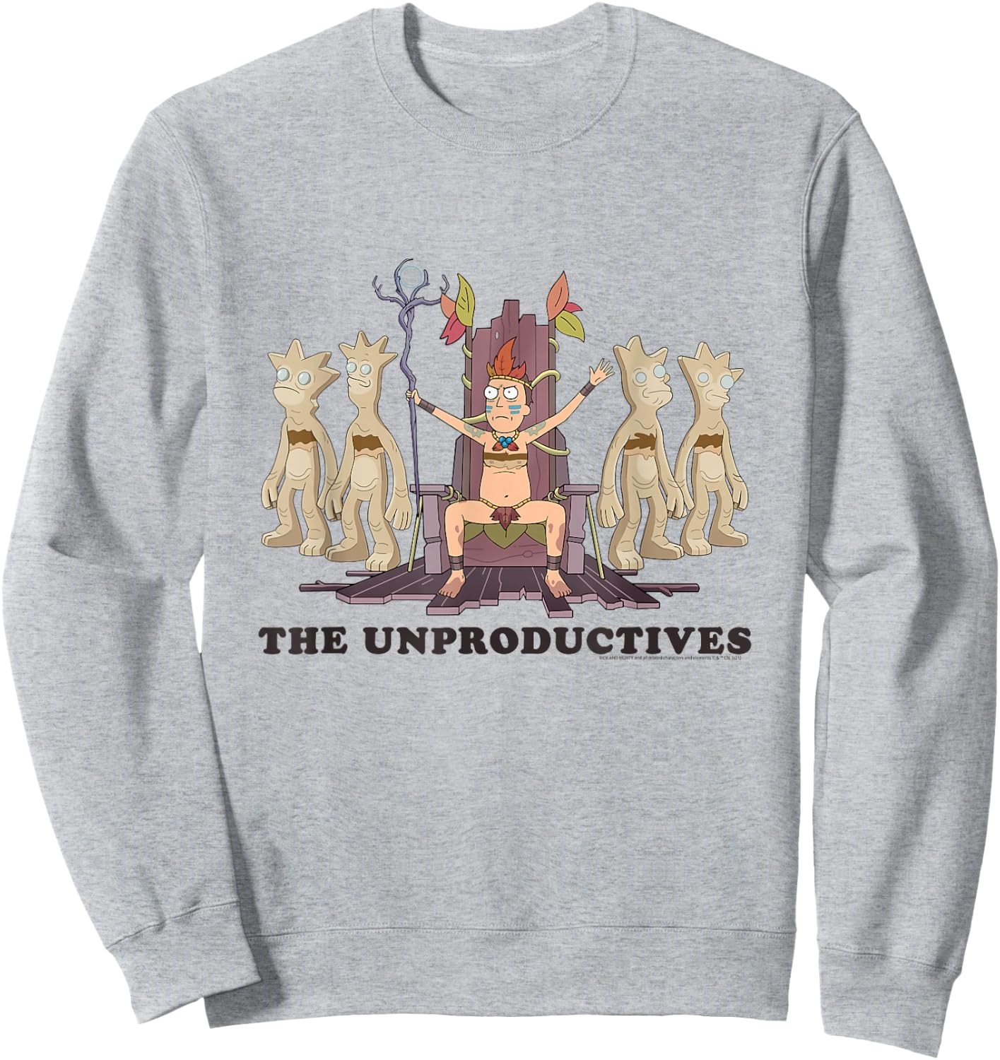 Rick and Morty The Unproductives Sweatshirt - Sweatshirt | Ash