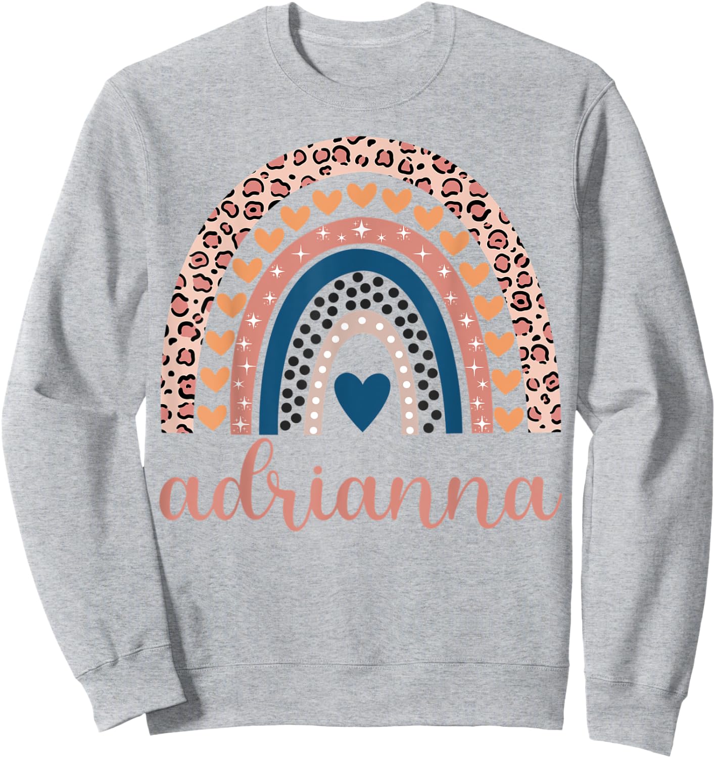 Adrianna Adrianna Name Birthday Shirt Gift Sweatshirt - Sweatshirt | Ash