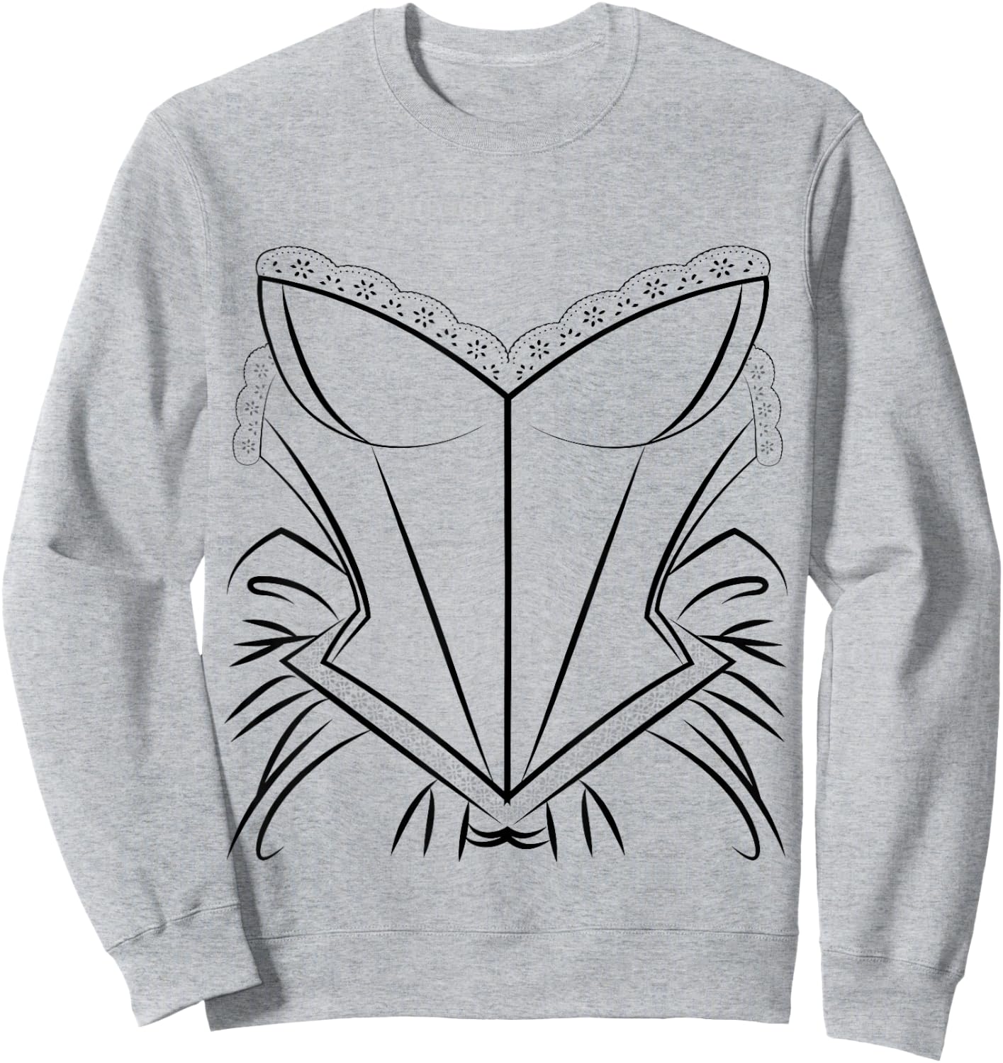 Bridal Dress Shirt, Simple Wedding Bridal Shower Gift Sweatshirt - Sweatshirt | Ash