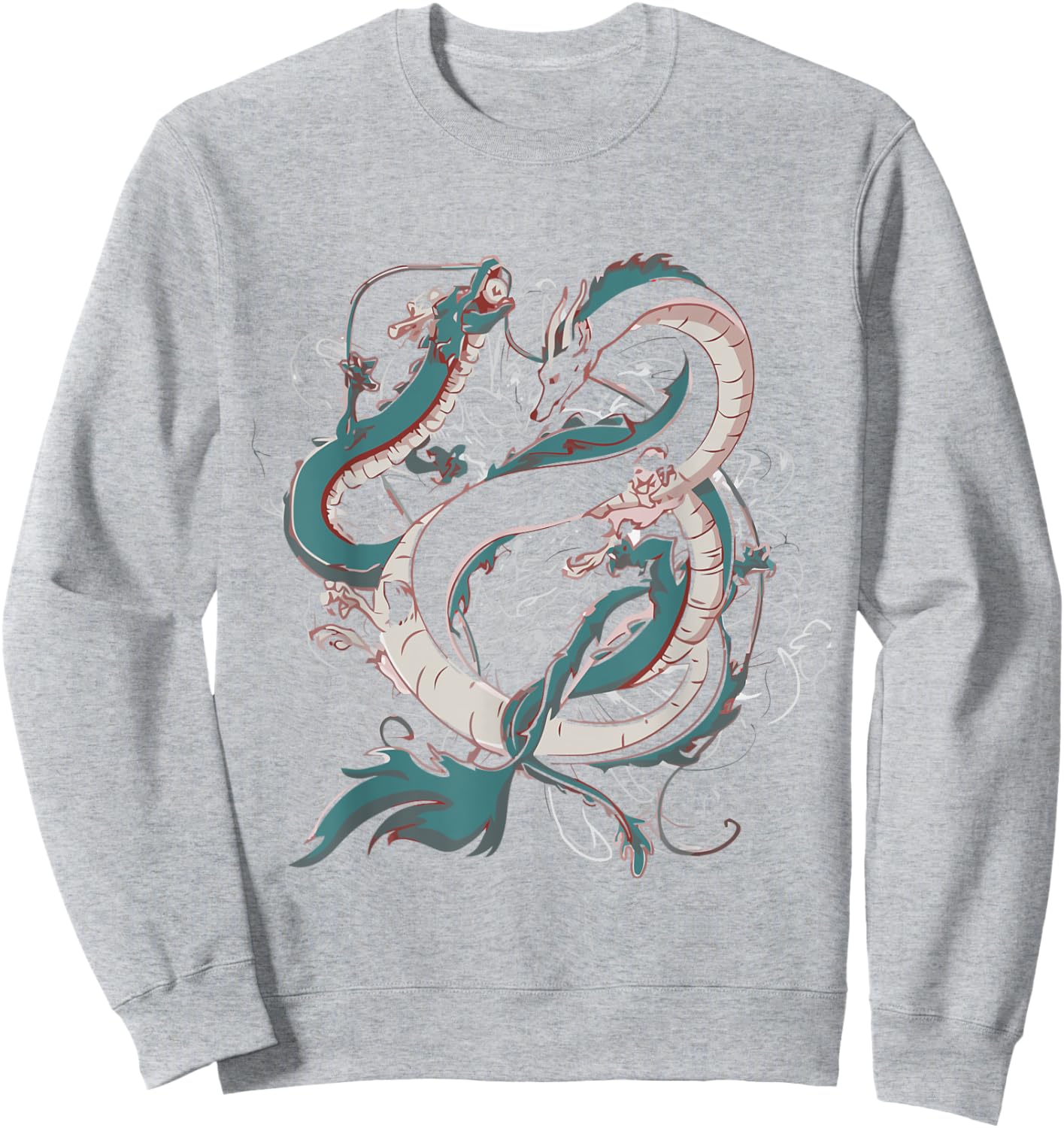Chinese Dragons Are Fighting Each Other Sweatshirt - Sweatshirt | Ash