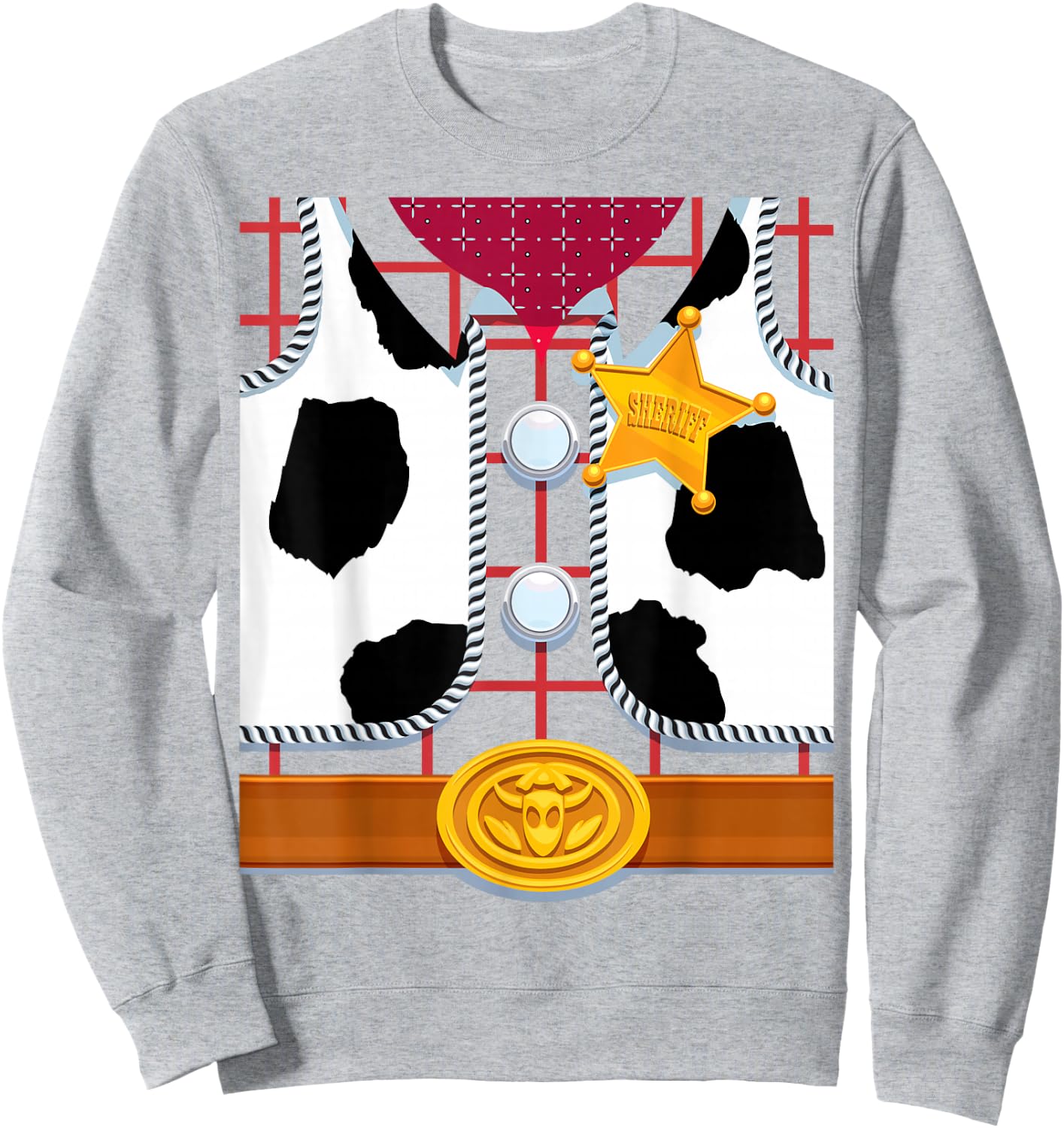 Disney and Pixar's Sheriff Woody Halloween Costume Sweatshirt - Sweatshirt | Ash