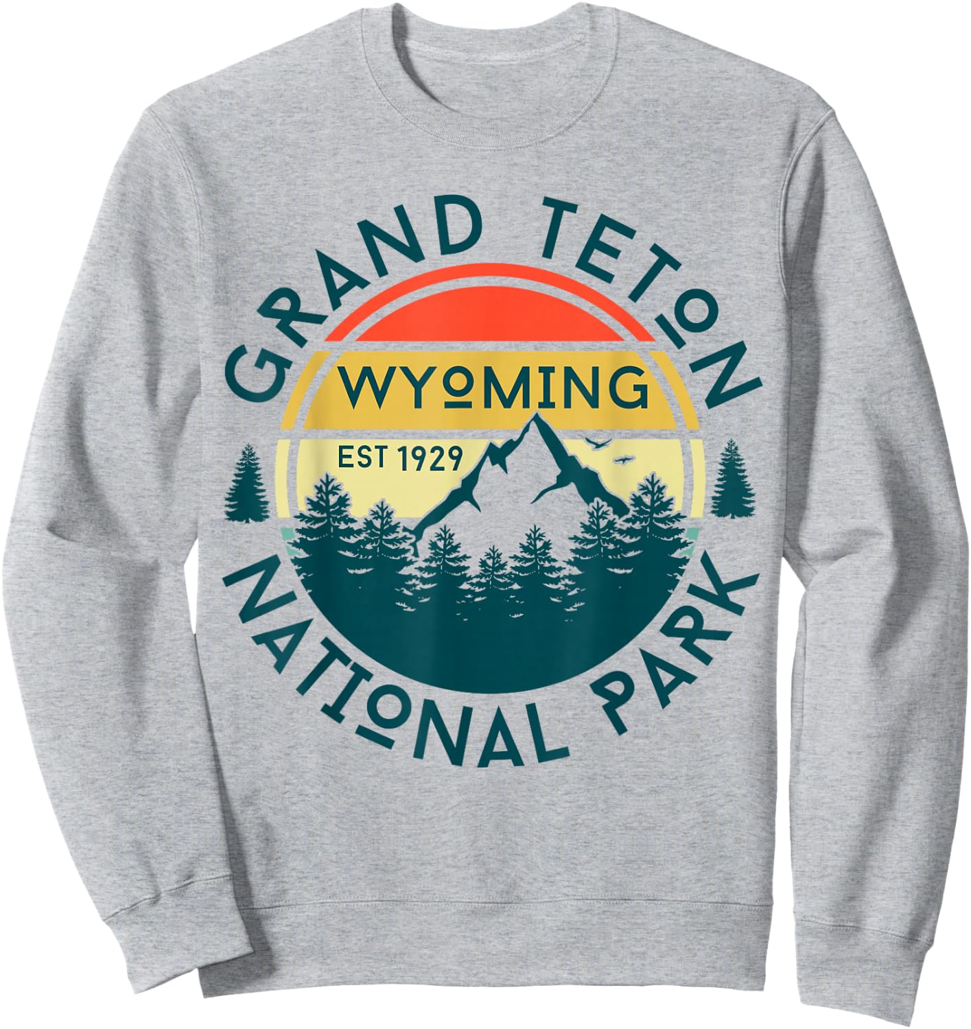 Grand Teton National Park Sweatshirt - Sweatshirt | Ash