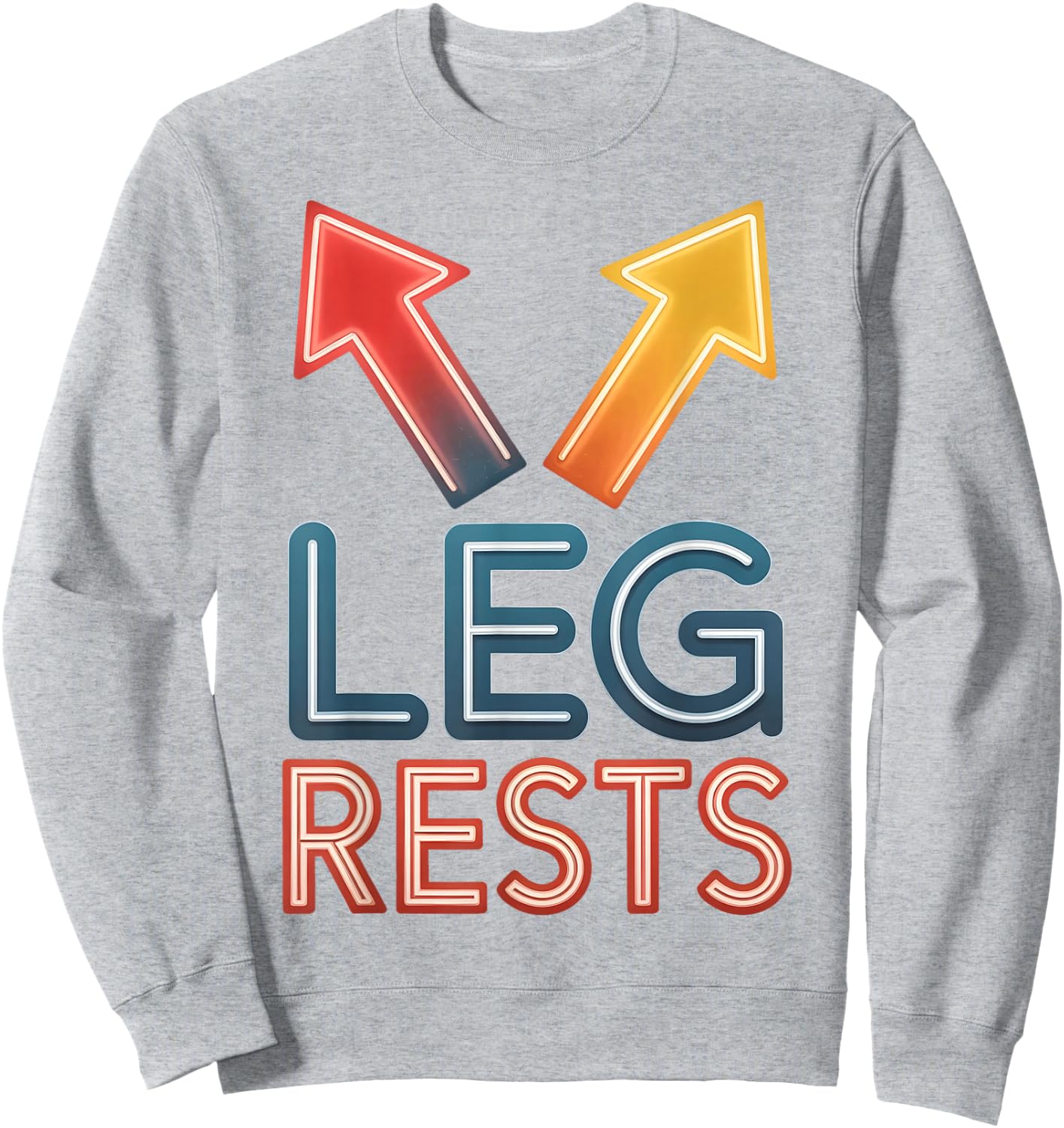 Leg Rests Funny Couple Humor Adult Joke Men Women Dirty Sweatshirt - Sweatshirt | Ash