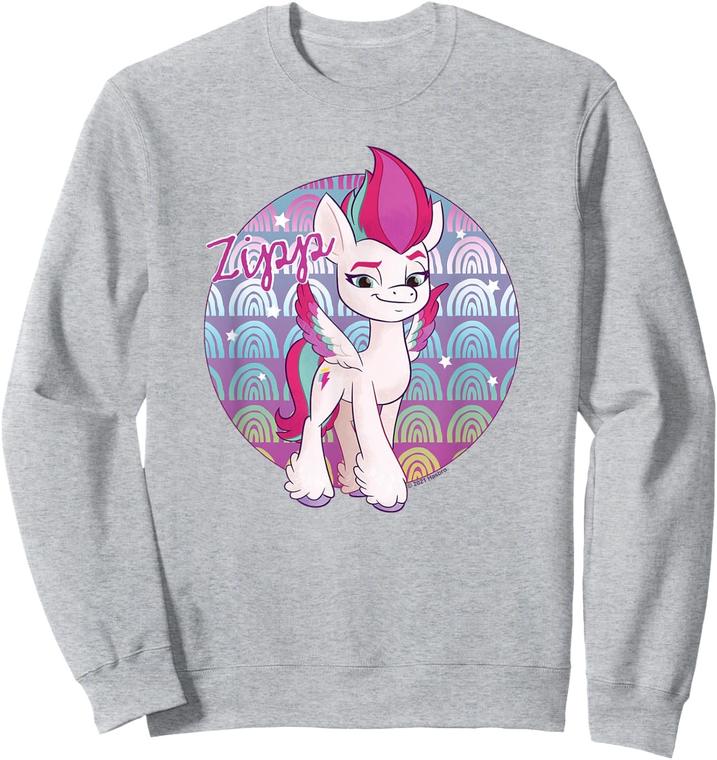 My Little Pony: A New Generation Zipp Circle Sweatshirt - Sweatshirt | Ash