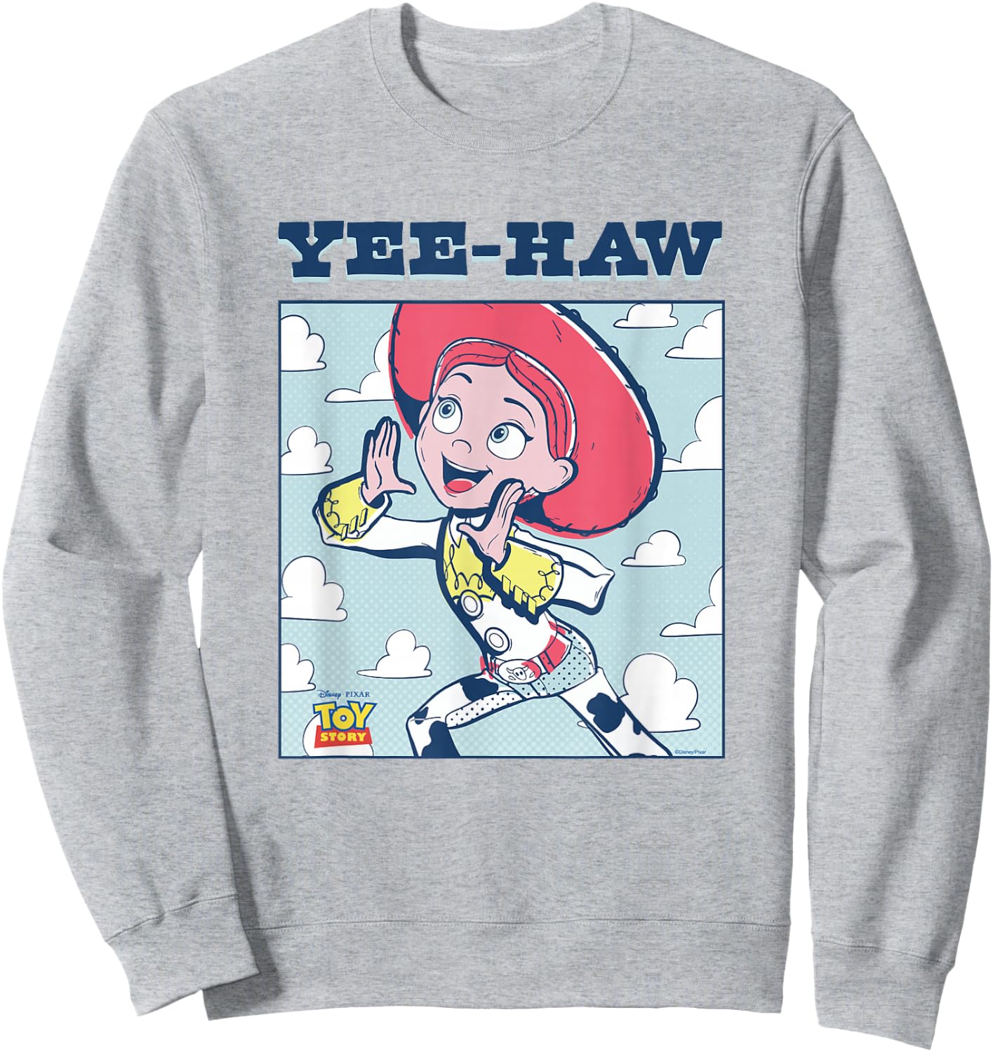 Disney Pixar Toy Story Jessie YEE-HAW Sweatshirt - Sweatshirt | Ash