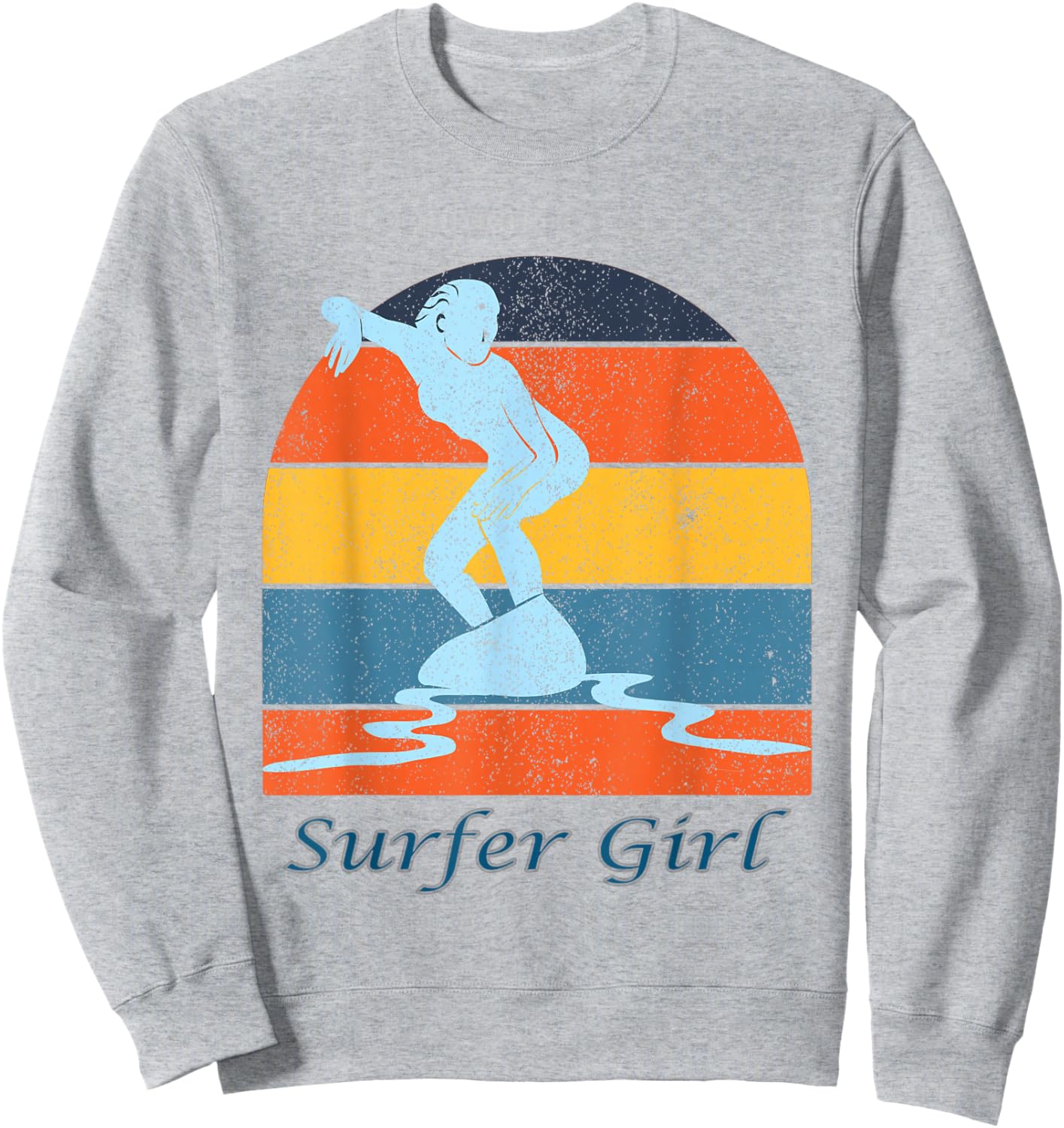 Surfer Girl, Surfing Sweatshirt - Sweatshirt | Ash