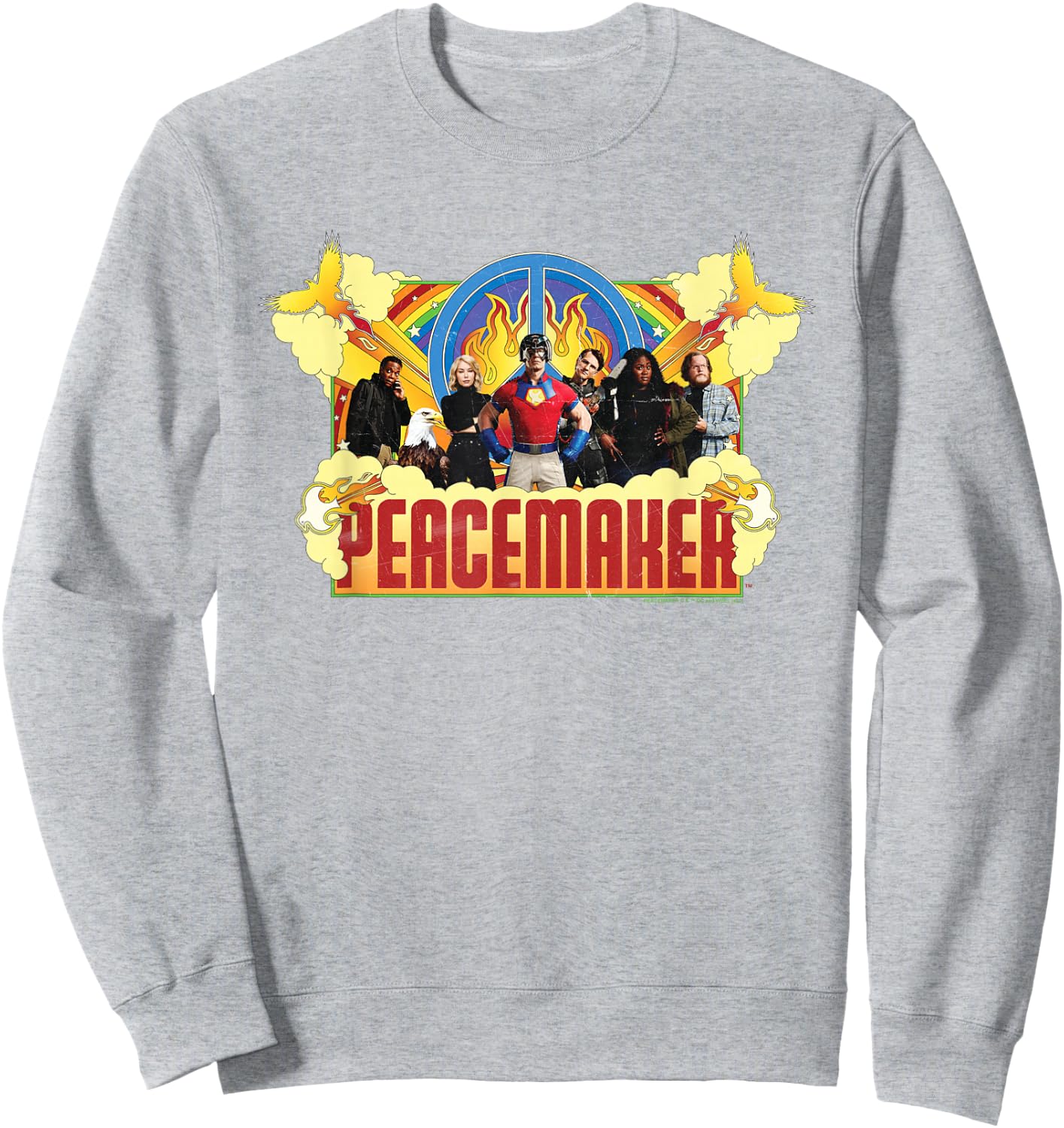 Peacemaker Main Crew Sweatshirt - Sweatshirt | Ash