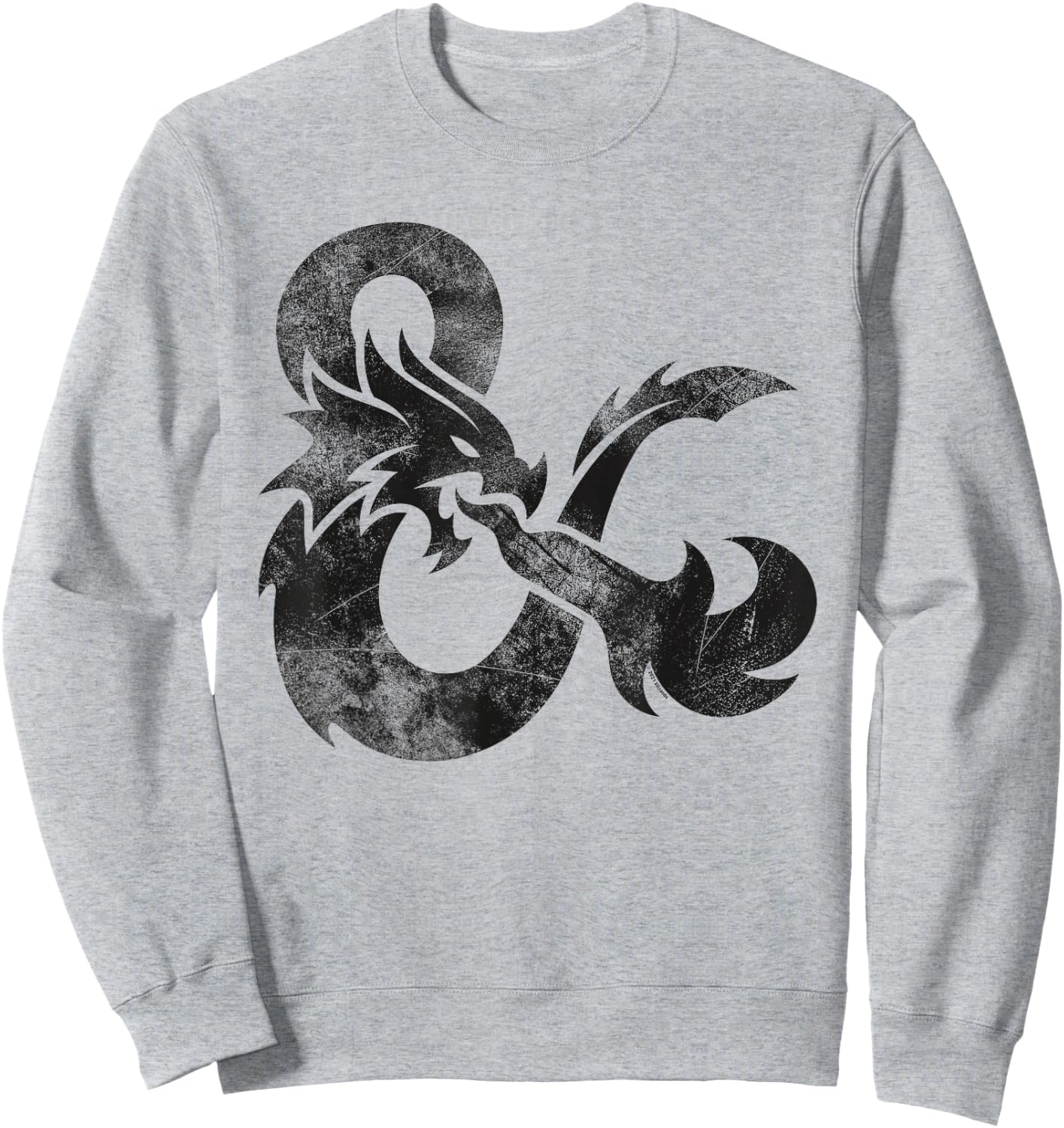 Dungeons & Dragons Distressed Ampersand Logo Sweatshirt - Sweatshirt | Ash