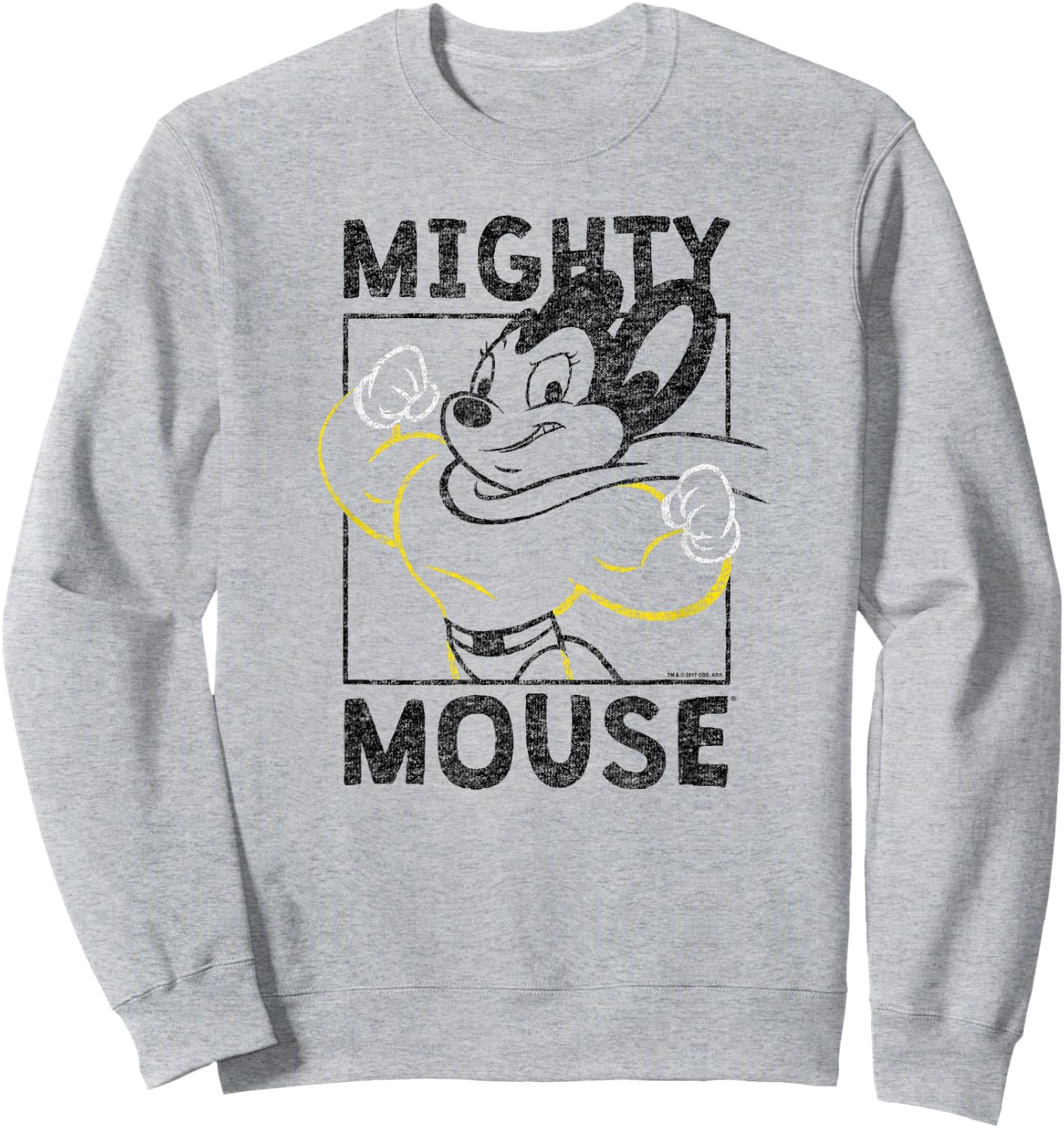 Mighty Mouse Break The Box Sweatshirt - Sweatshirt | Ash