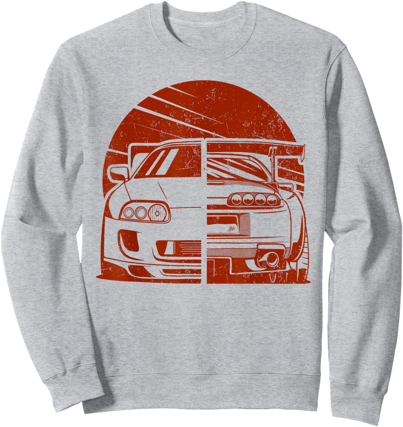 JDM Japan Motorsport tuning car 90s Sweatshirt - Sweatshirt | Ash