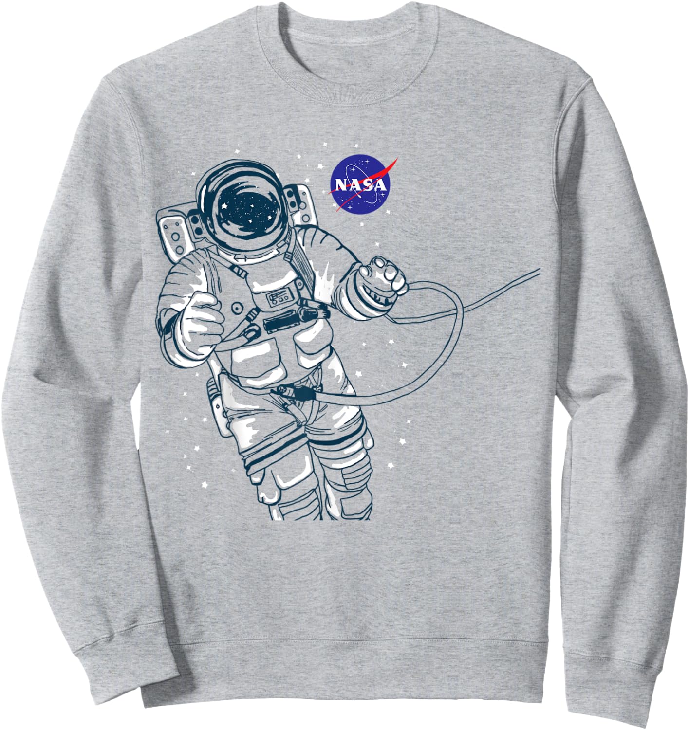 NASA Floating Astronaut Sweatshirt - Sweatshirt | Ash