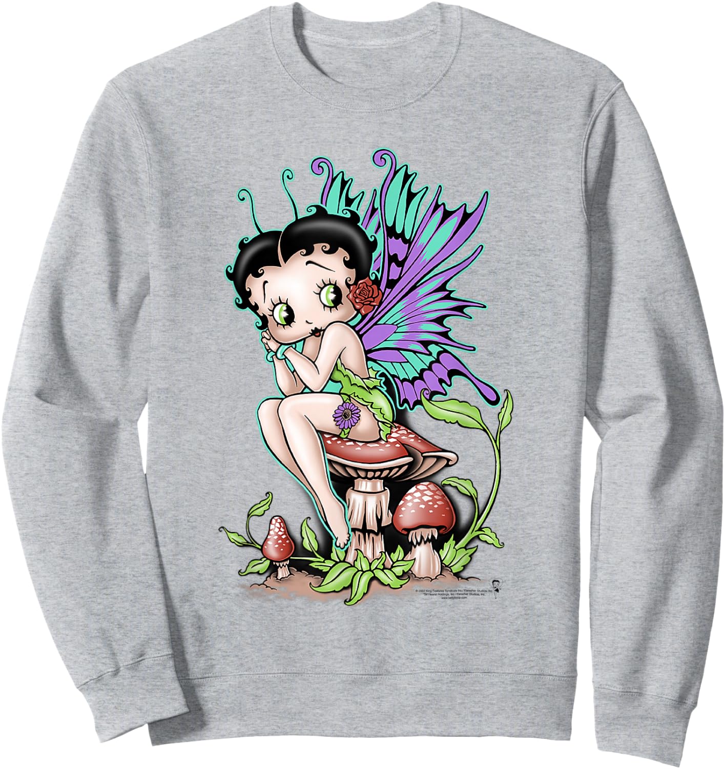 Betty Boop Fairy Sweatshirt - Sweatshirt | Ash