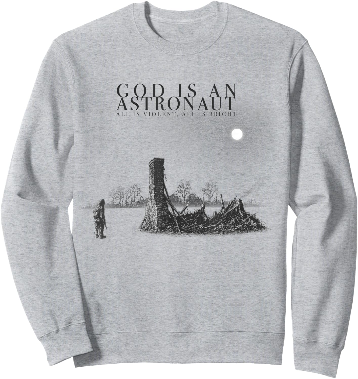 All is Violent, All is Bright Sweatshirt - Sweatshirt | Ash