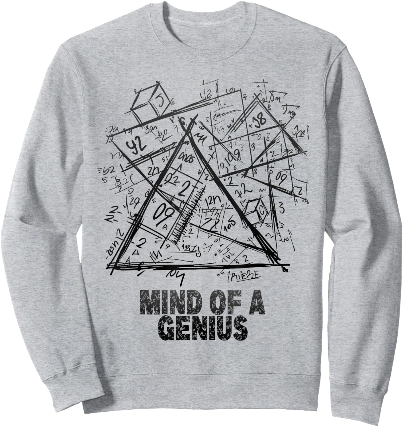 Mind of a genius, genius, science, nerd Sweatshirt - Sweatshirt | Ash