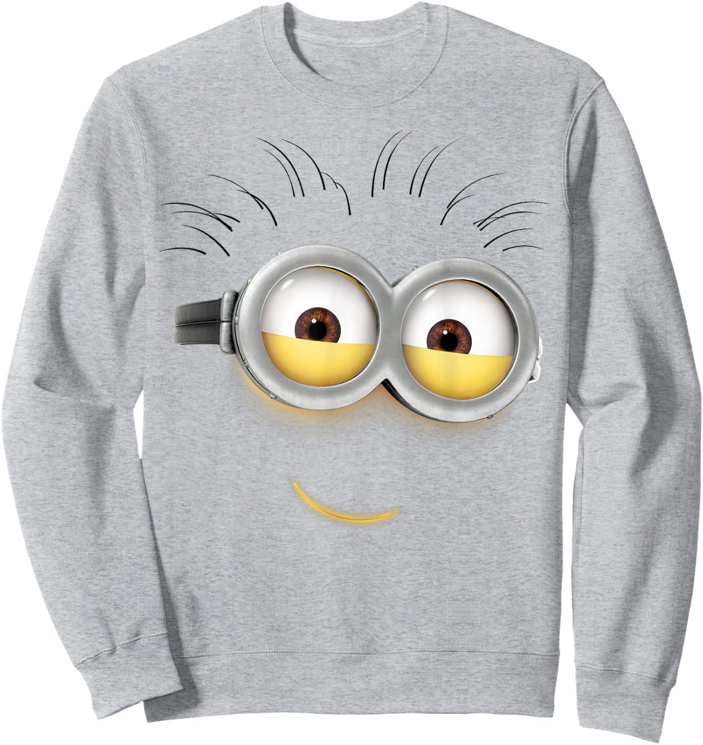 Despicable Me Minions Phil Smile Eyes Graphic Sweatshirt - Sweatshirt | Ash