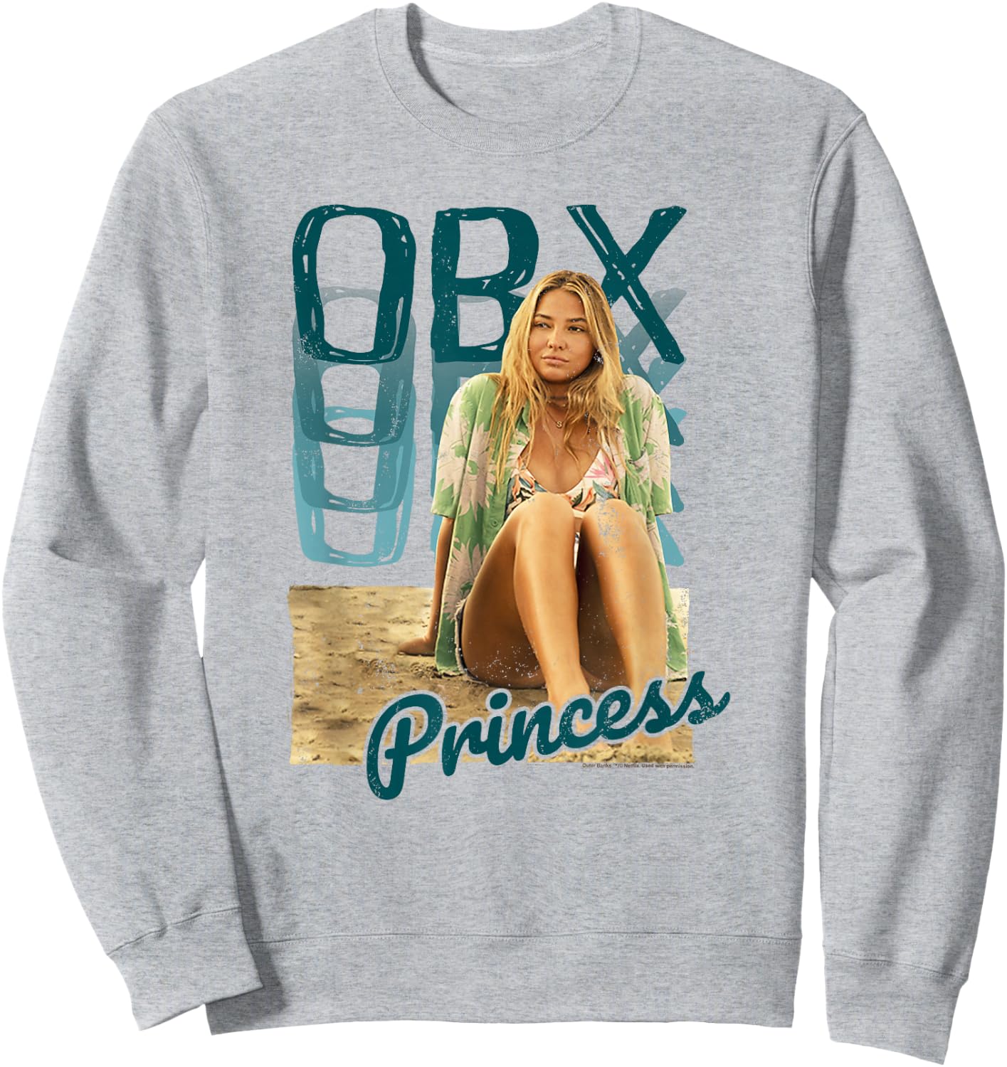 Outer Banks Sarah Kook's Princess Sweatshirt - Sweatshirt | Ash