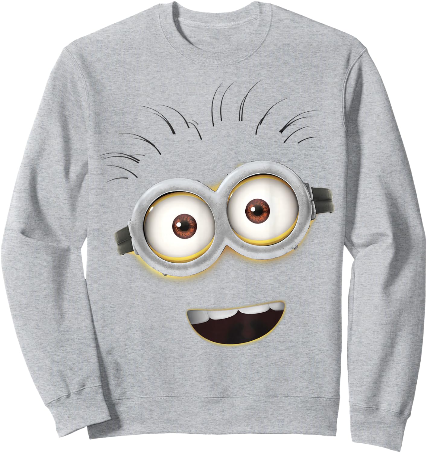 Despicable Me Minions Phil Big Grin Graphic Sweatshirt - Sweatshirt | Ash
