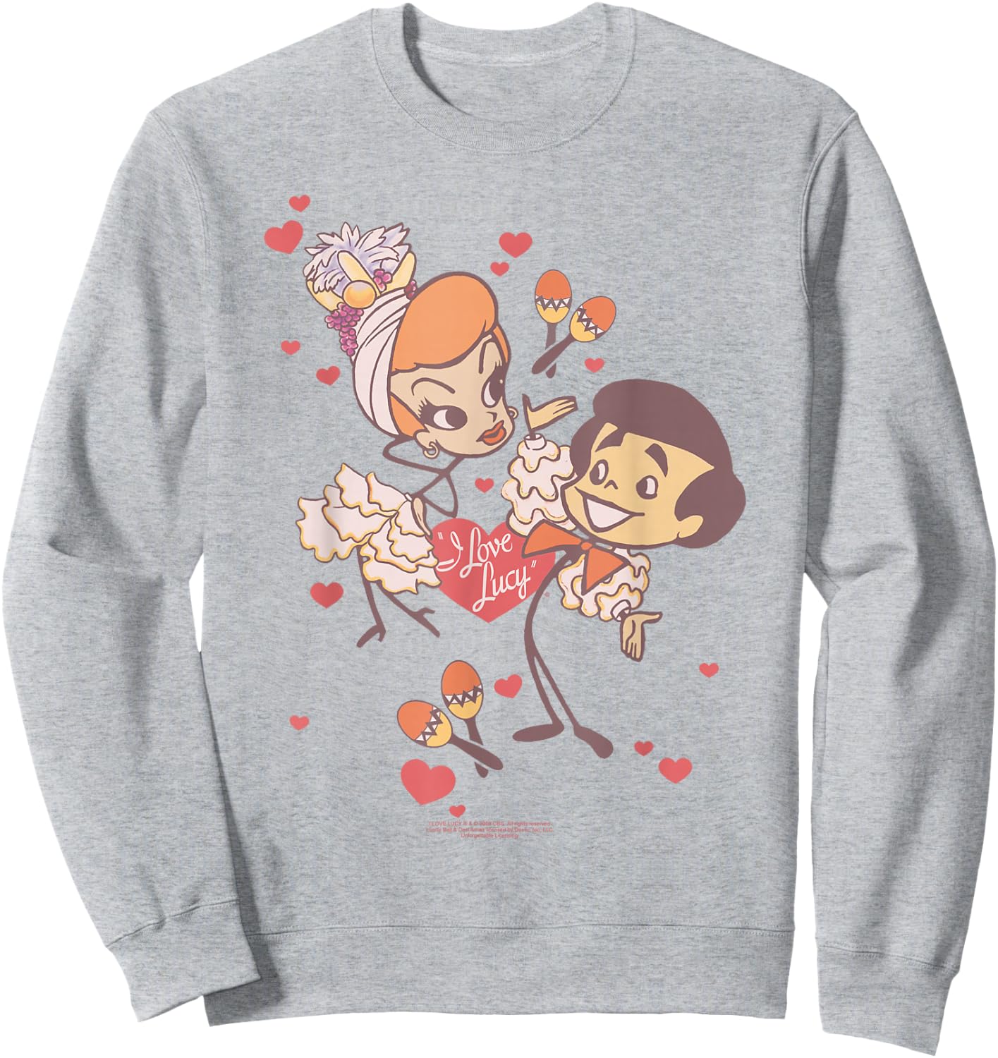 I Love Lucy Rumba Dance Sweatshirt - Sweatshirt | Ash
