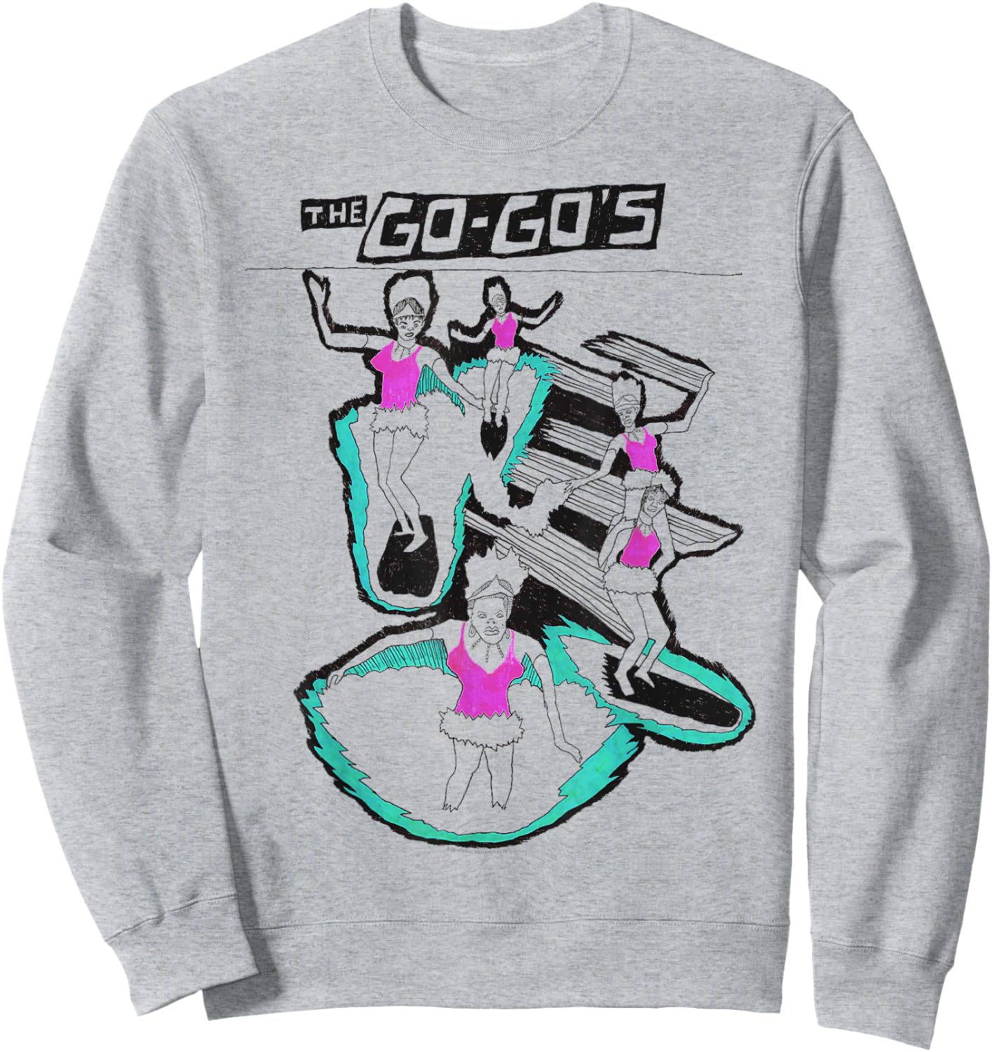 The Go-Go's - Surfing Sweatshirt - Sweatshirt | Ash