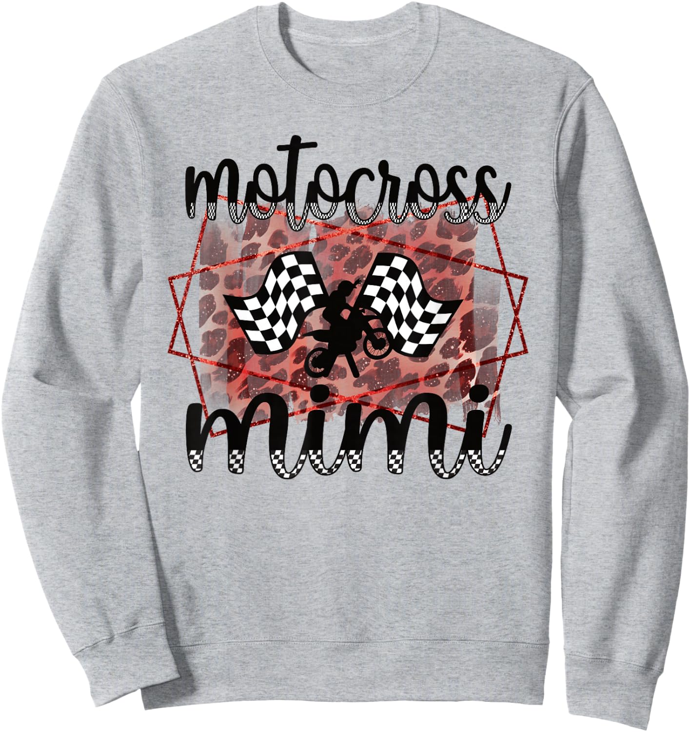 Motocross Mimi Proud Motocross Mimi Grandma Sweatshirt - Sweatshirt | Ash