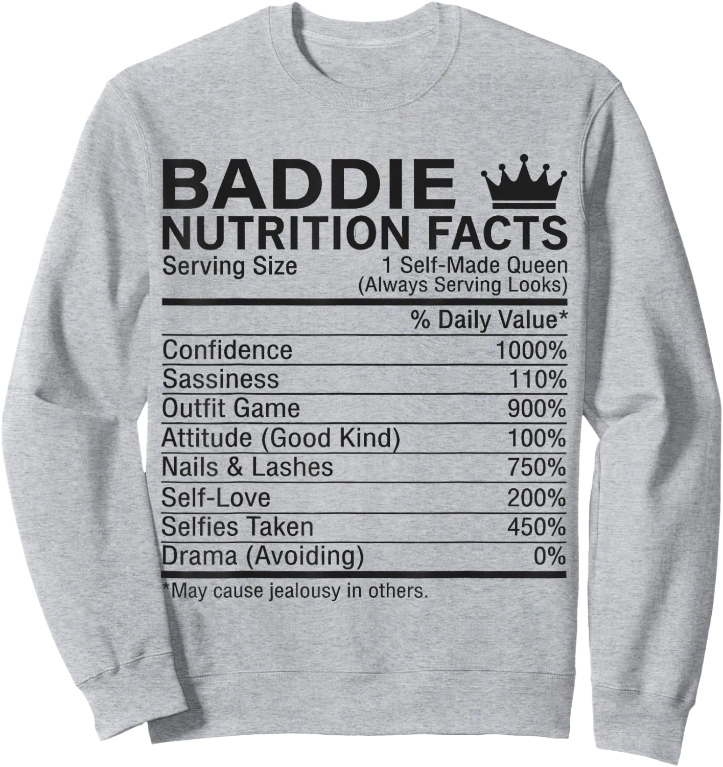 Certified Baddie Sweatshirt - Sweatshirt | Ash