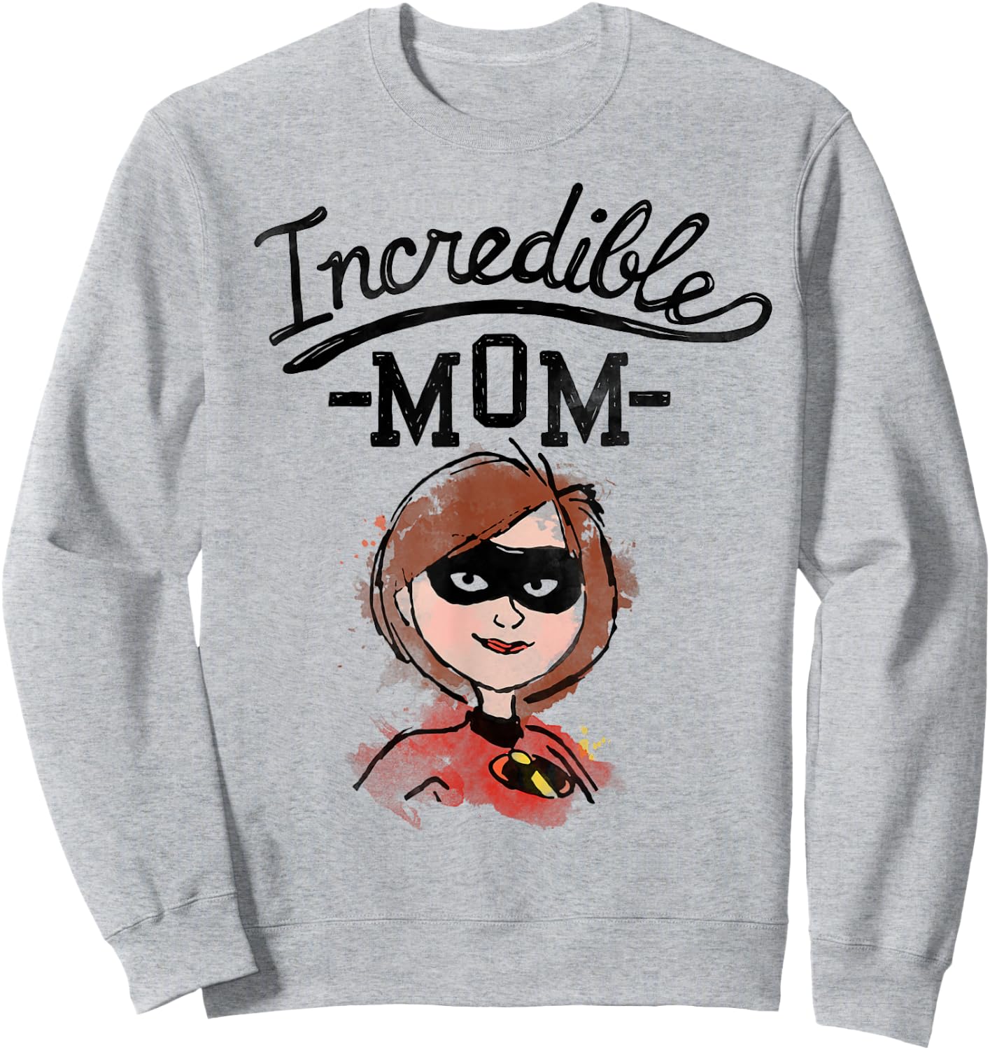 Disney Pixar Incredibles 2 Super Mom Sketch Graphic Sweatshirt - Sweatshirt | Ash