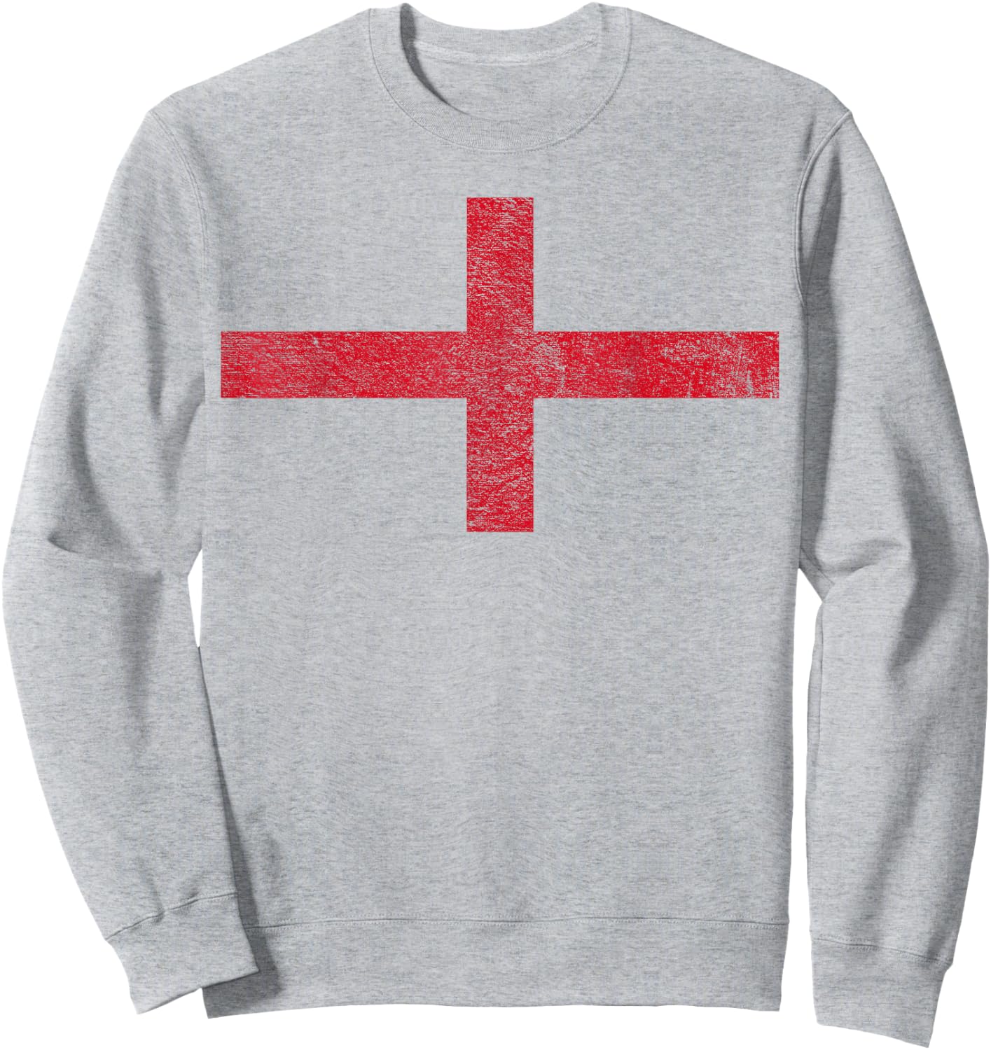 England St Georges Cross Flag Sweatshirt - Sweatshirt | Ash