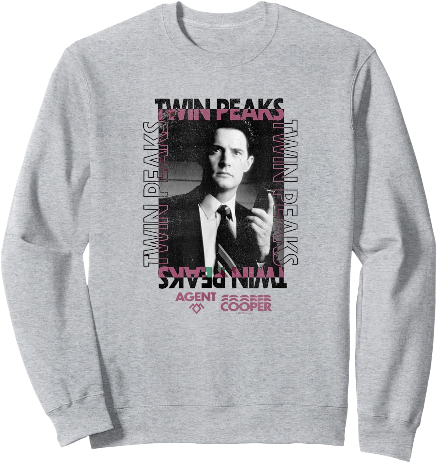 Twin Peaks Agent Cooper Box Up Sweatshirt - Sweatshirt | Ash