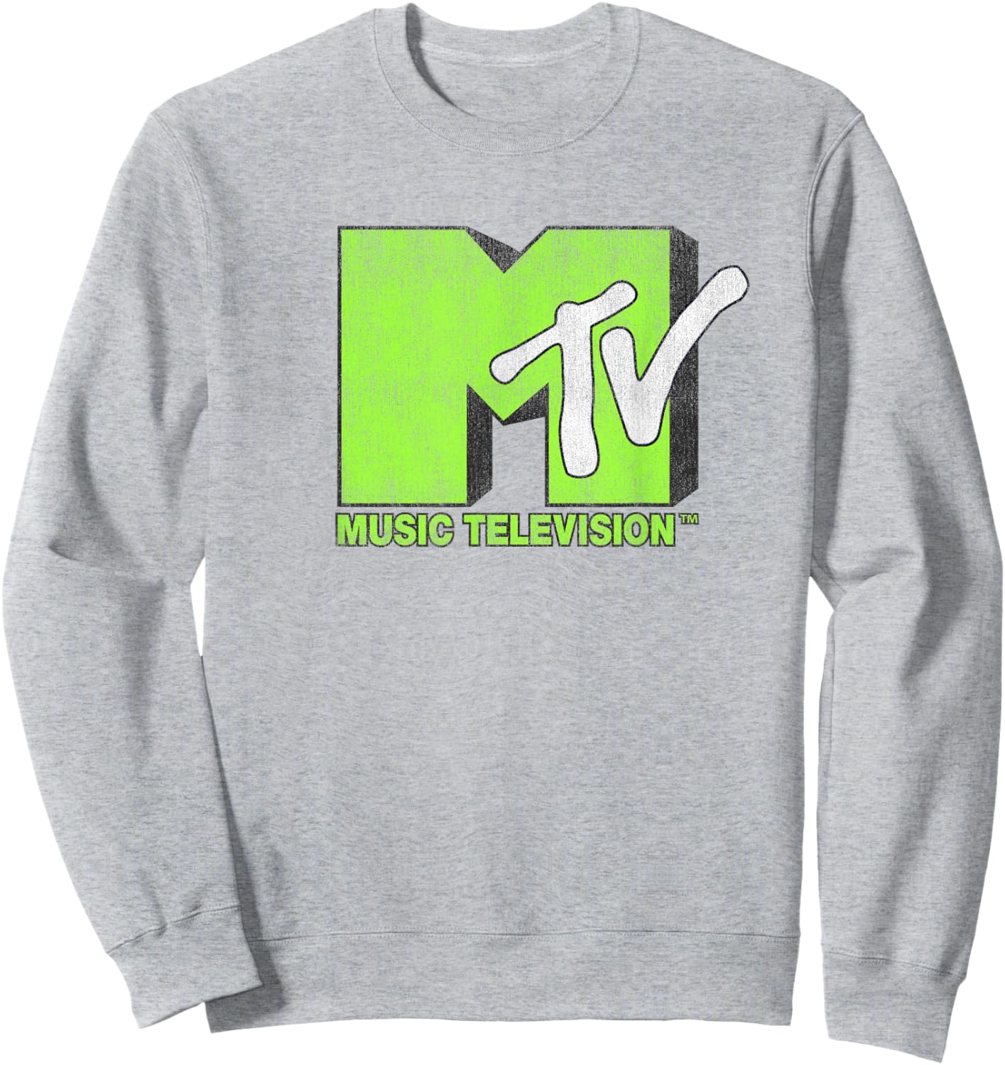 MTV Green Logo Sweatshirt - Sweatshirt | Ash