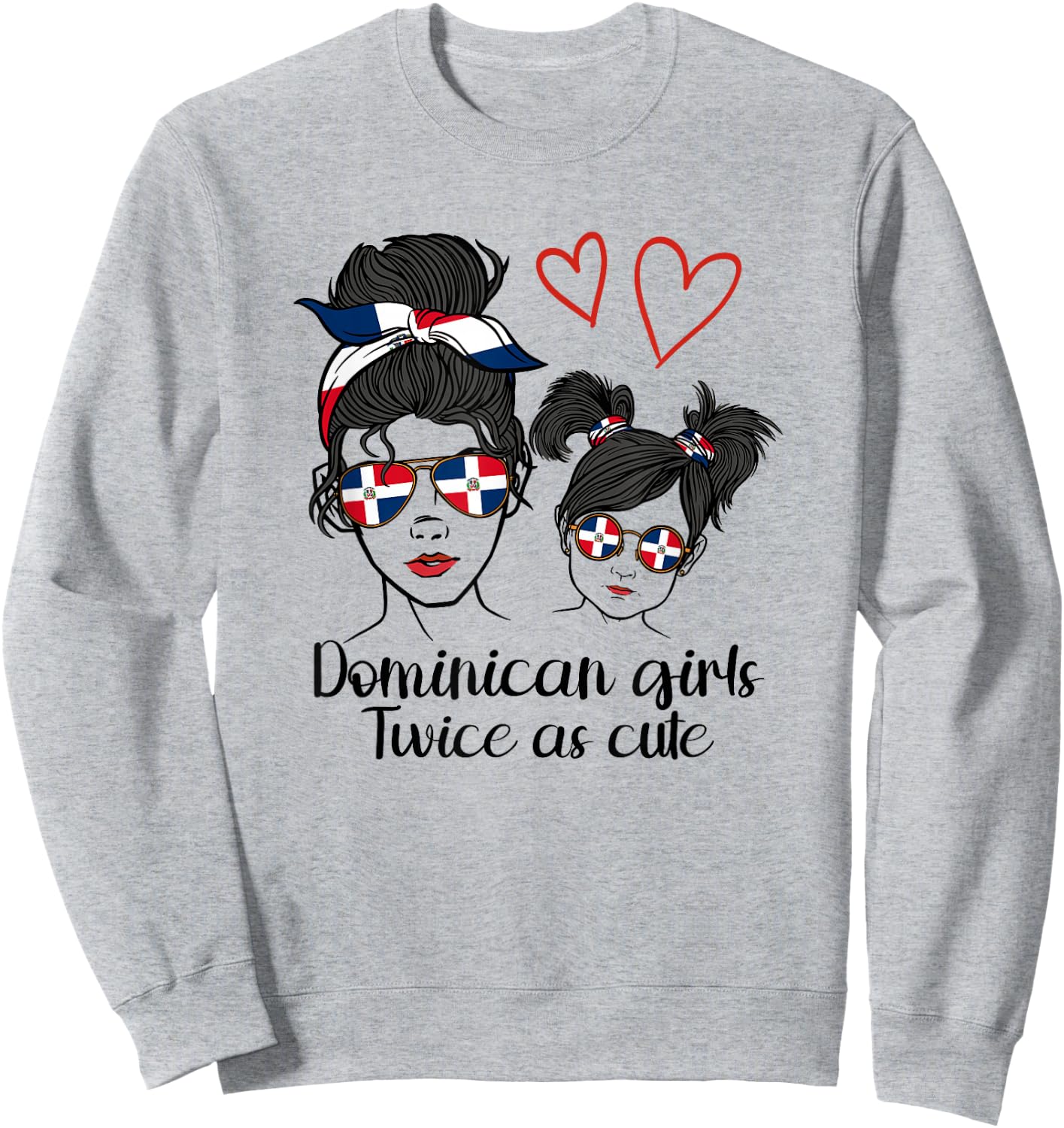 Republica dominicana For Girl Dominican mother Sweatshirt - Sweatshirt | Ash