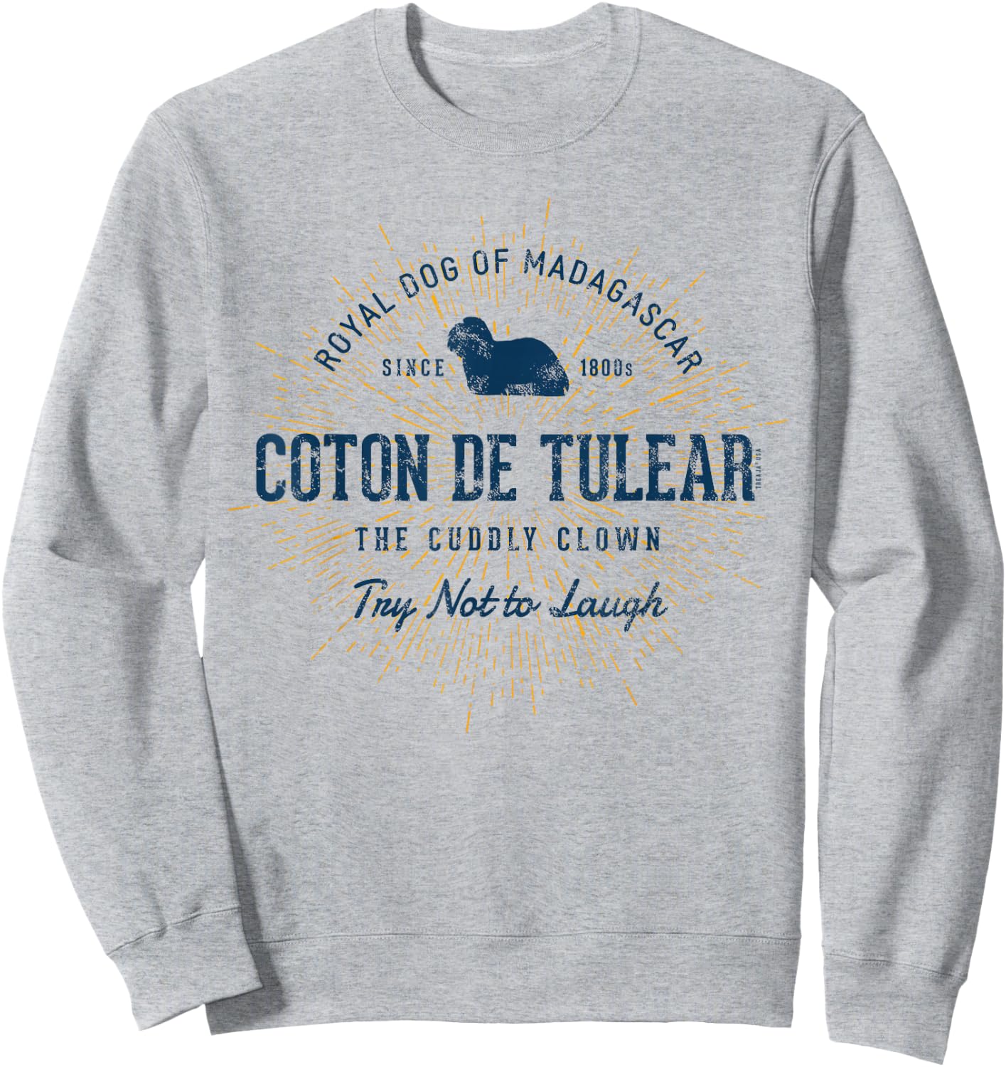 Vintage Coton de Tulear Retro Sweatshirt - Sweatshirt | Ash