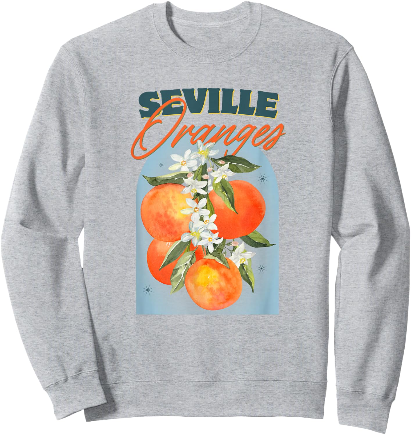 Seville oranges Italian summer farmers market Sweatshirt - Sweatshirt | Ash