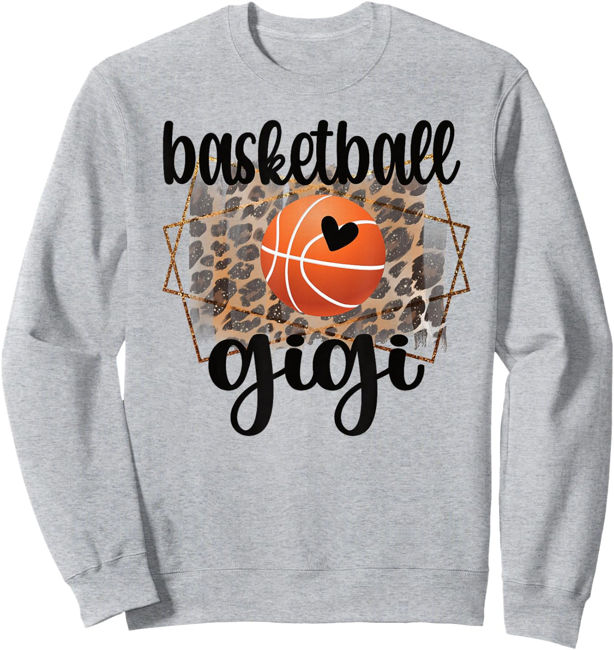 Basketball Gigi Grandma Gigi Of A Basketball Player Sweatshirt - Sweatshirt | Ash