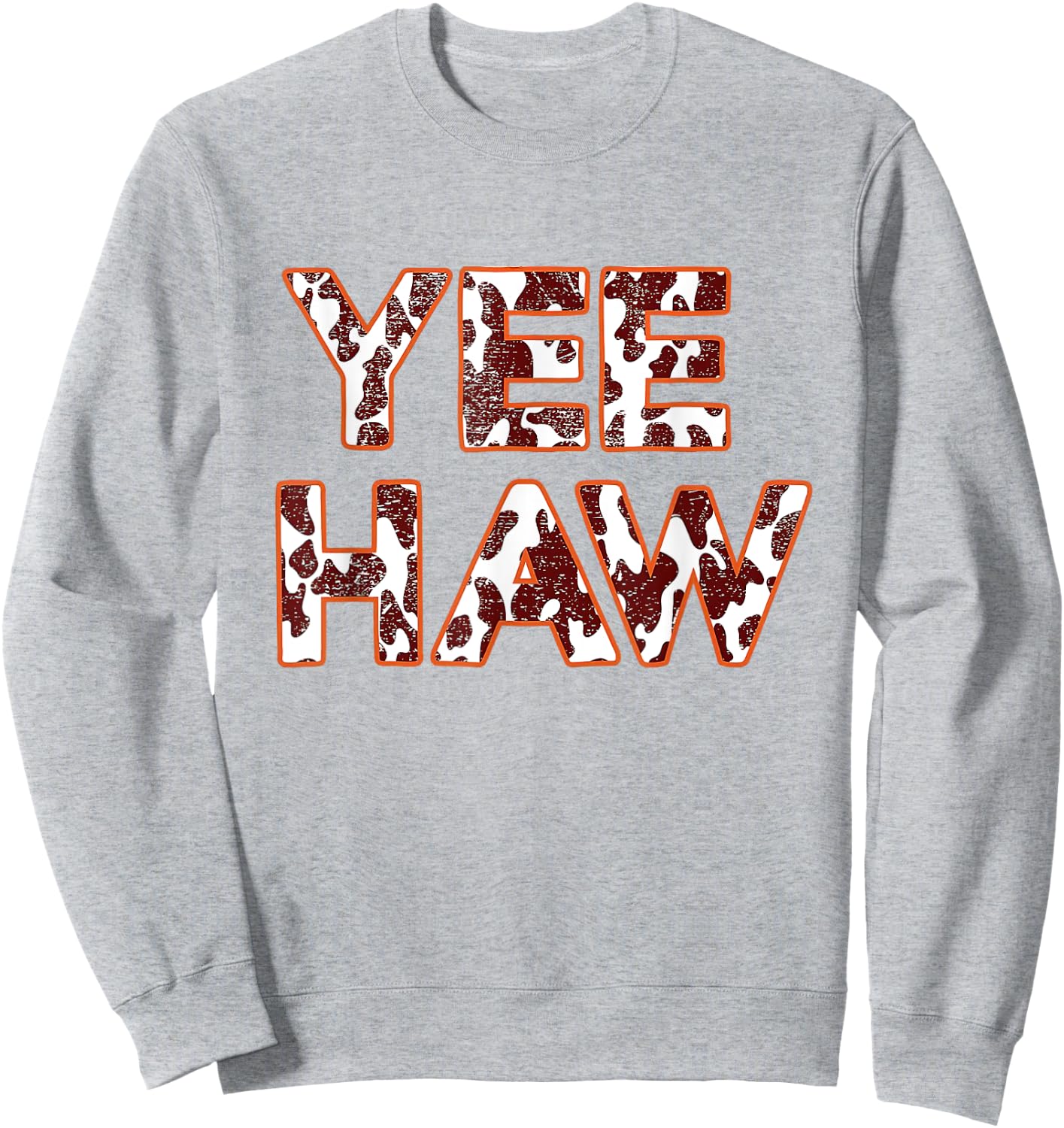 Yee Haw Howdy Rodeo Southern Cowgirl Yeehaw Women Girls Sweatshirt - Sweatshirt | Ash