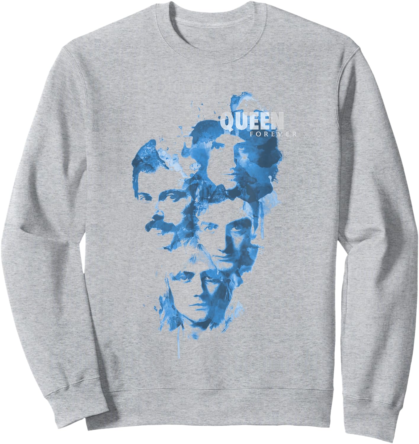 Queen Official Faces Ink Sweatshirt - Sweatshirt | Ash