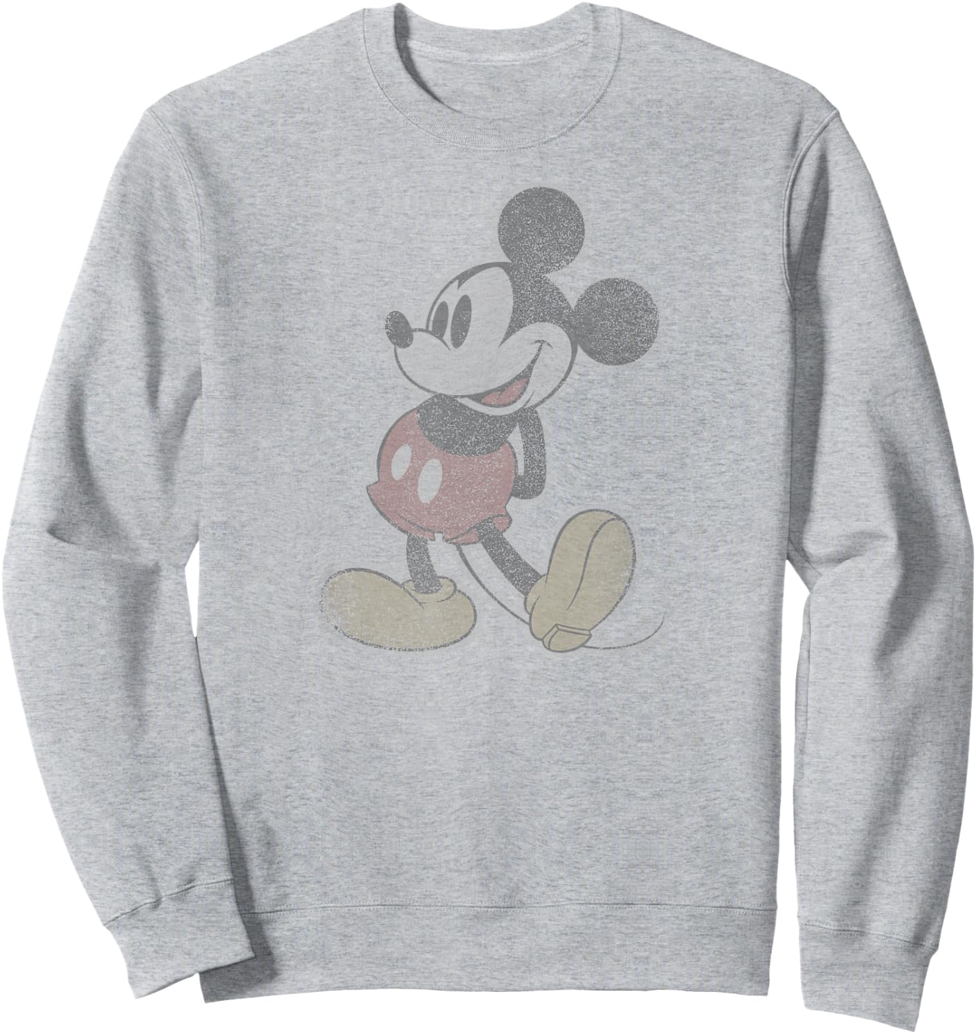 Disney - Mickey Mouse Vintage Stand Sweatshirt - Sweatshirt | Ash