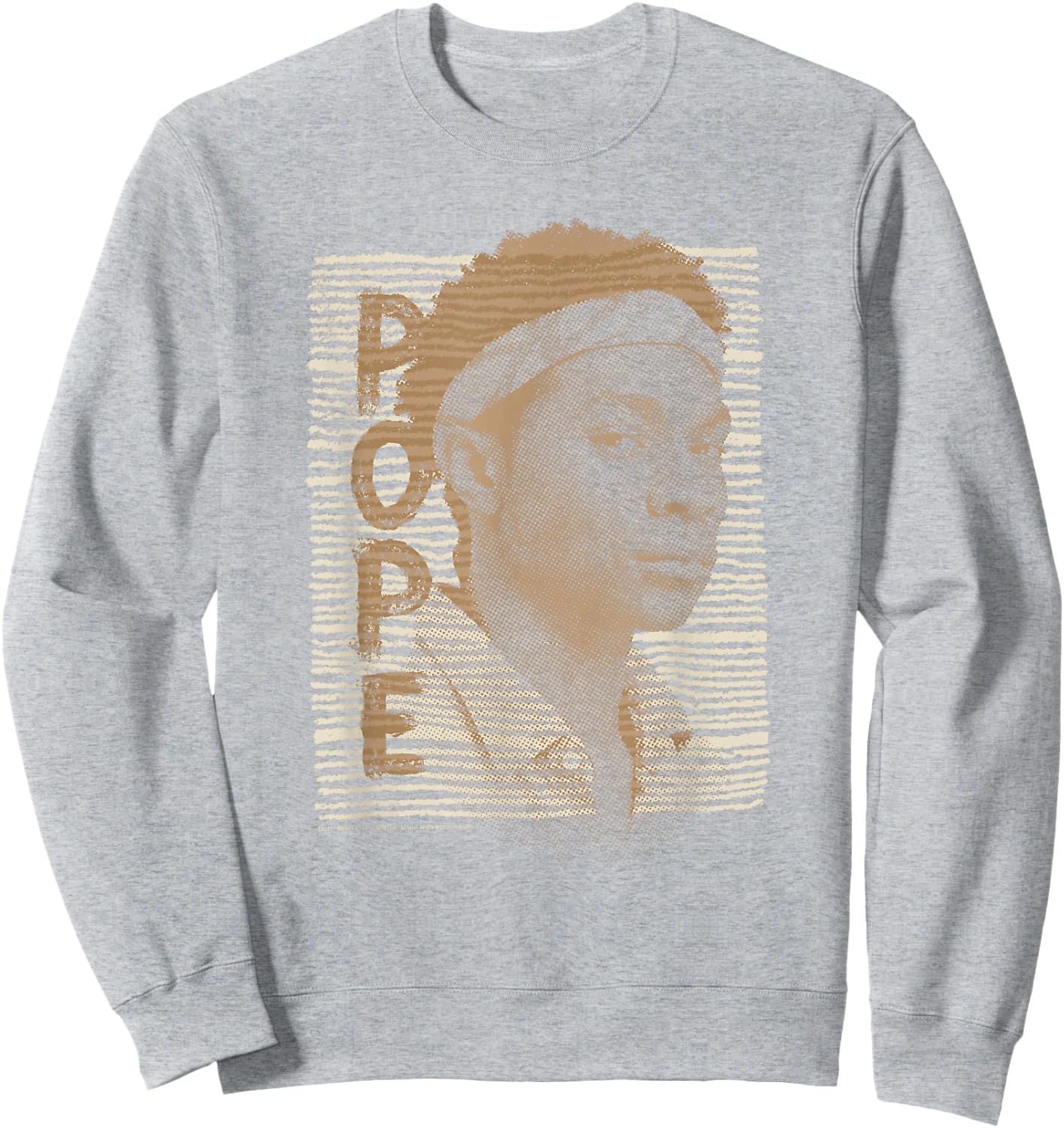 Outer Banks Pope Sepia Tone Portrait Sweatshirt - Sweatshirt | Ash