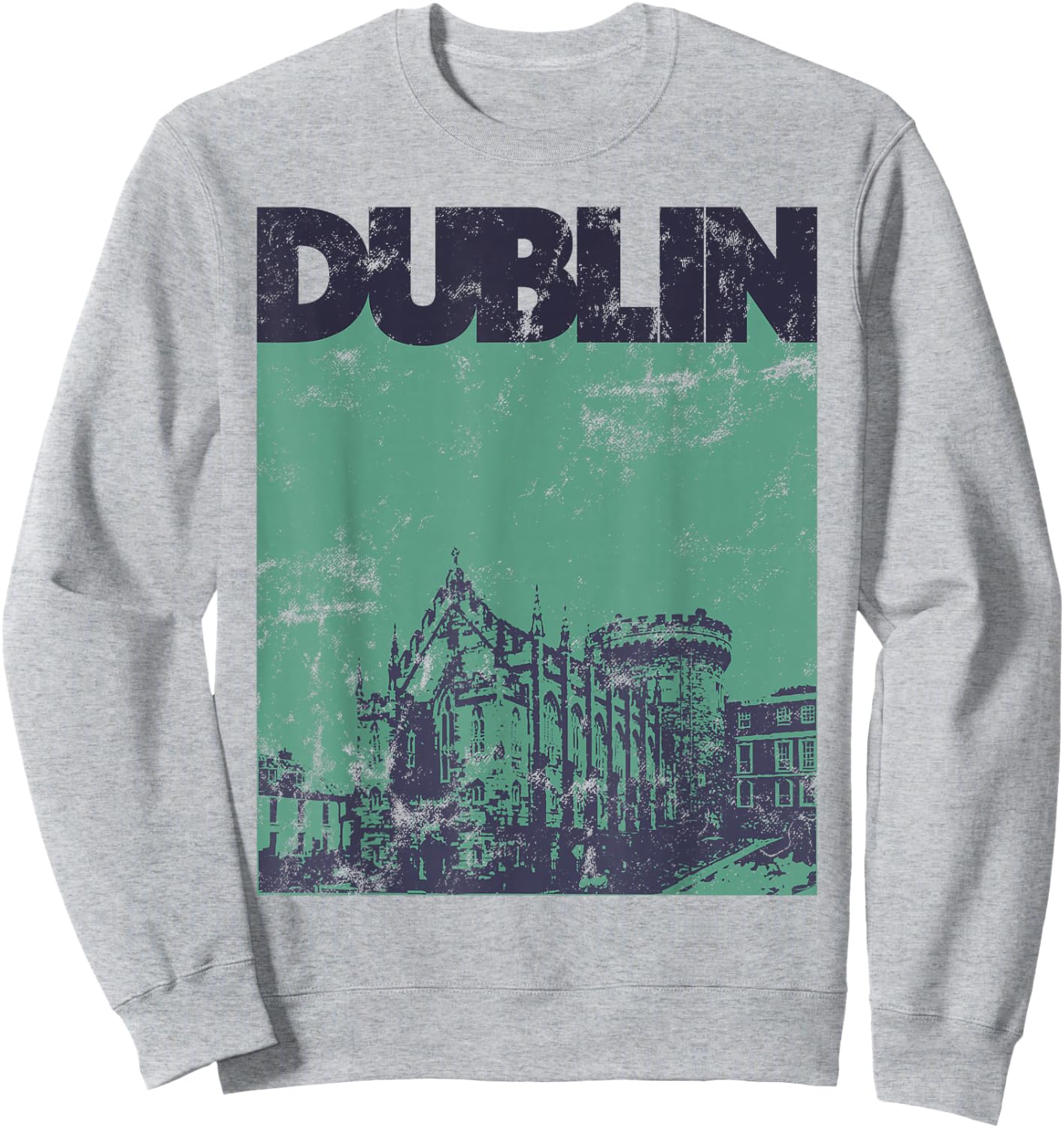 Vintage 70s Style Dublin Ireland Sweatshirt - Sweatshirt | Ash