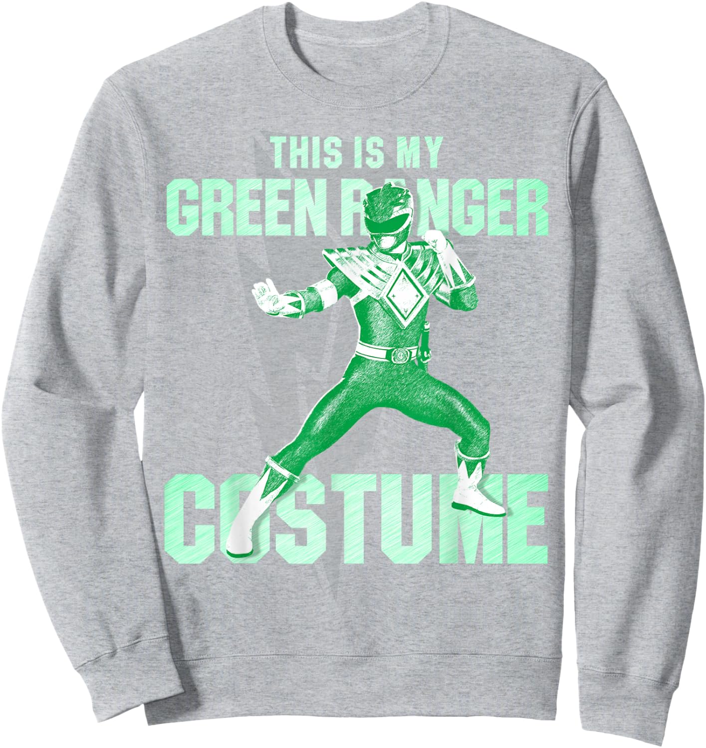 Power Rangers Green Ranger Halloween Costume Sweatshirt - Sweatshirt | Ash