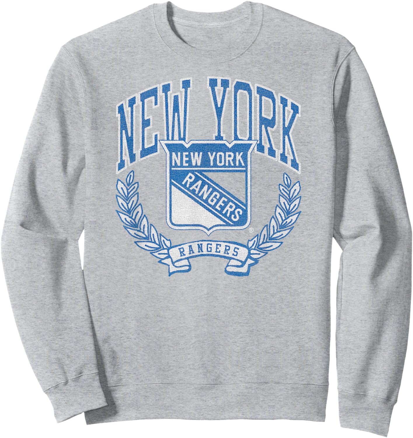 New York Rangers Vintage Victory Red Officially Licensed Sweatshirt - Sweatshirt | Ash