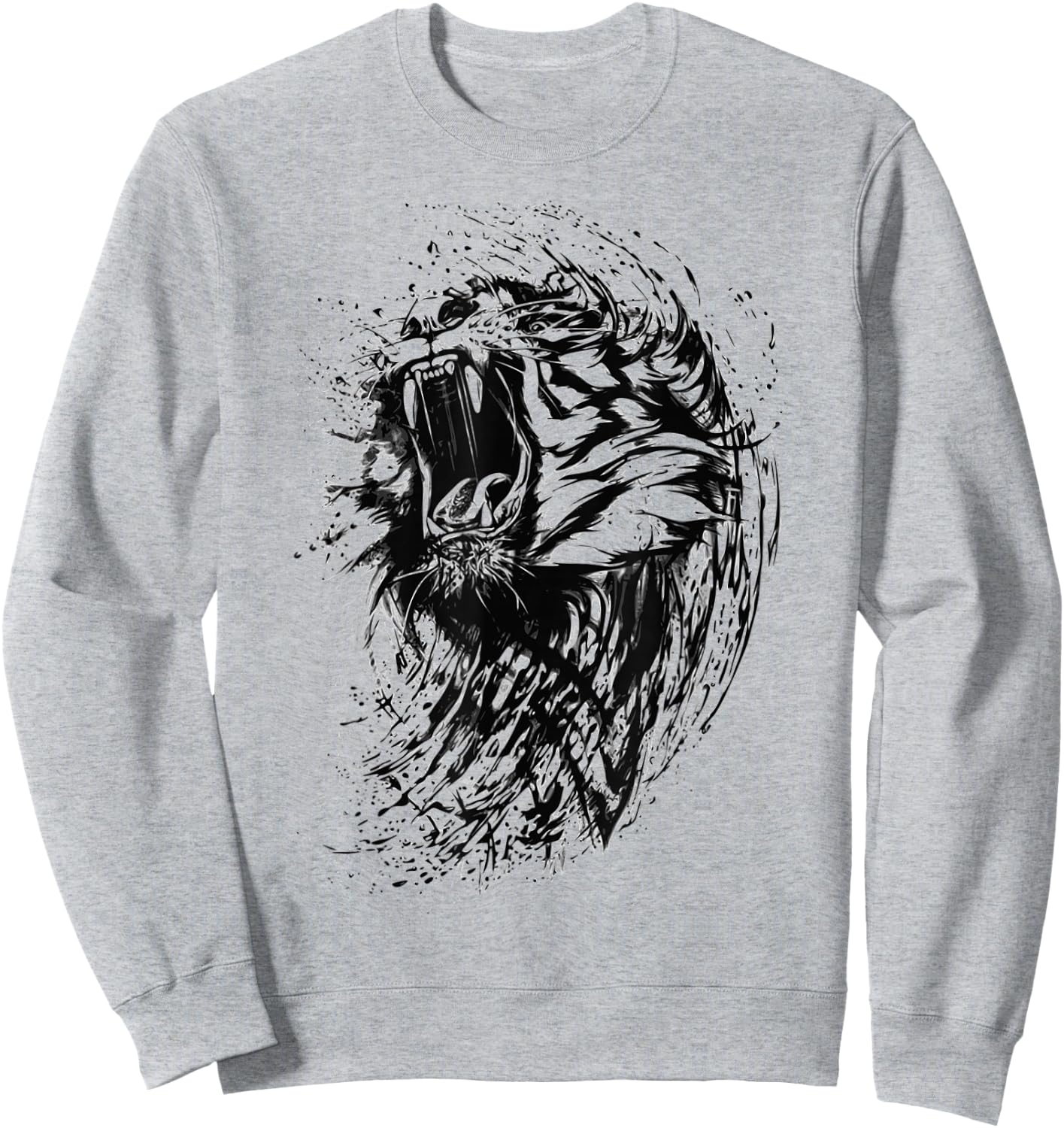 Fierce lion Sweatshirt - Sweatshirt | Ash