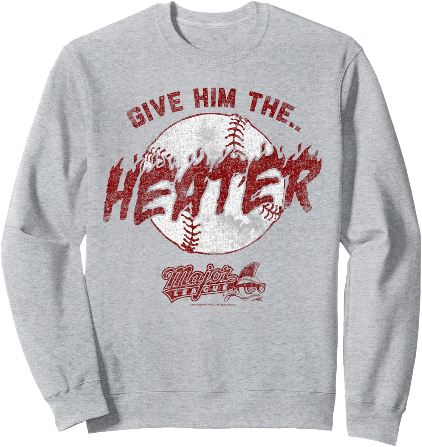 Major League The Heater Sweatshirt - Sweatshirt | Ash