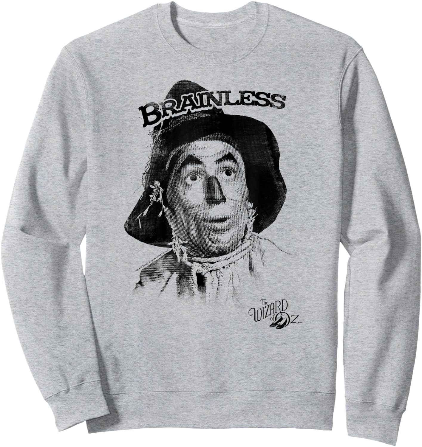 Wizard of Oz Scarecrow Brainless Sweatshirt - Sweatshirt | Ash