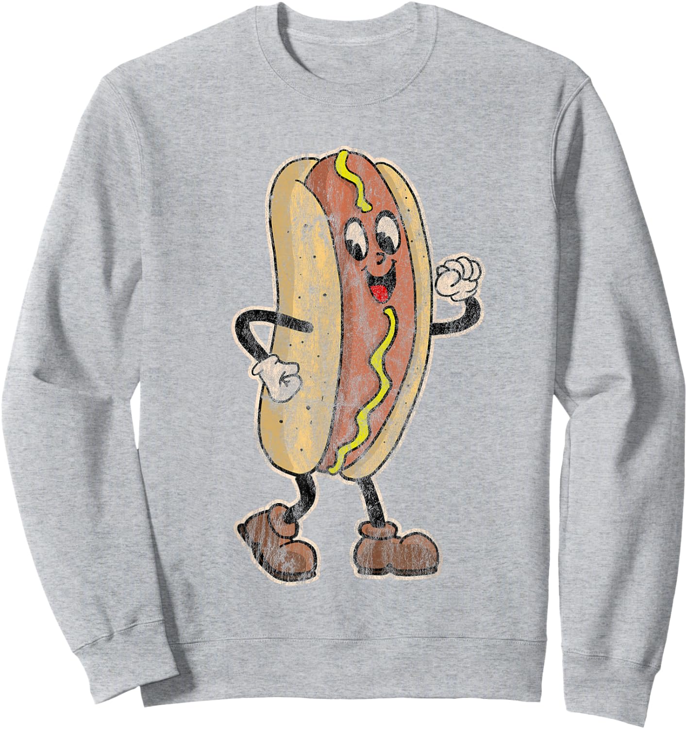 Distressed Walking Drive in Movie Hot Dog Sweatshirt - Sweatshirt | Ash