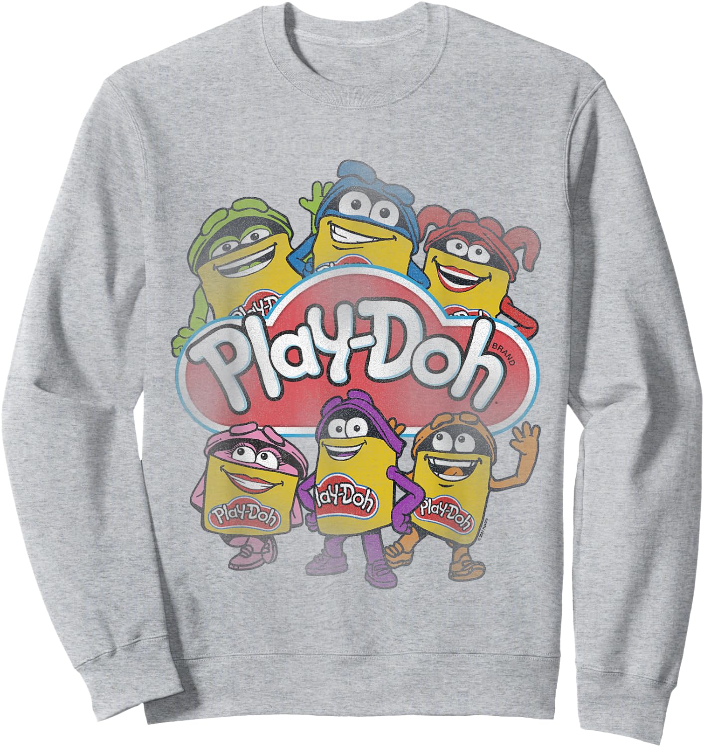 Play-Doh Colorful Characters Sweatshirt - Sweatshirt | Ash