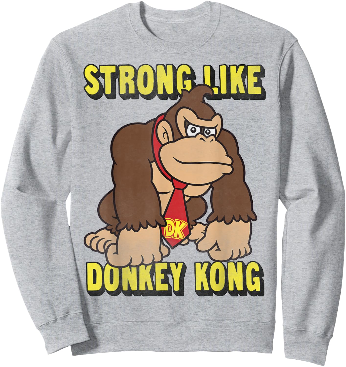 Nintendo Strong Like Donkey Kong Portrait Graphic Sweatshirt - Sweatshirt | Ash