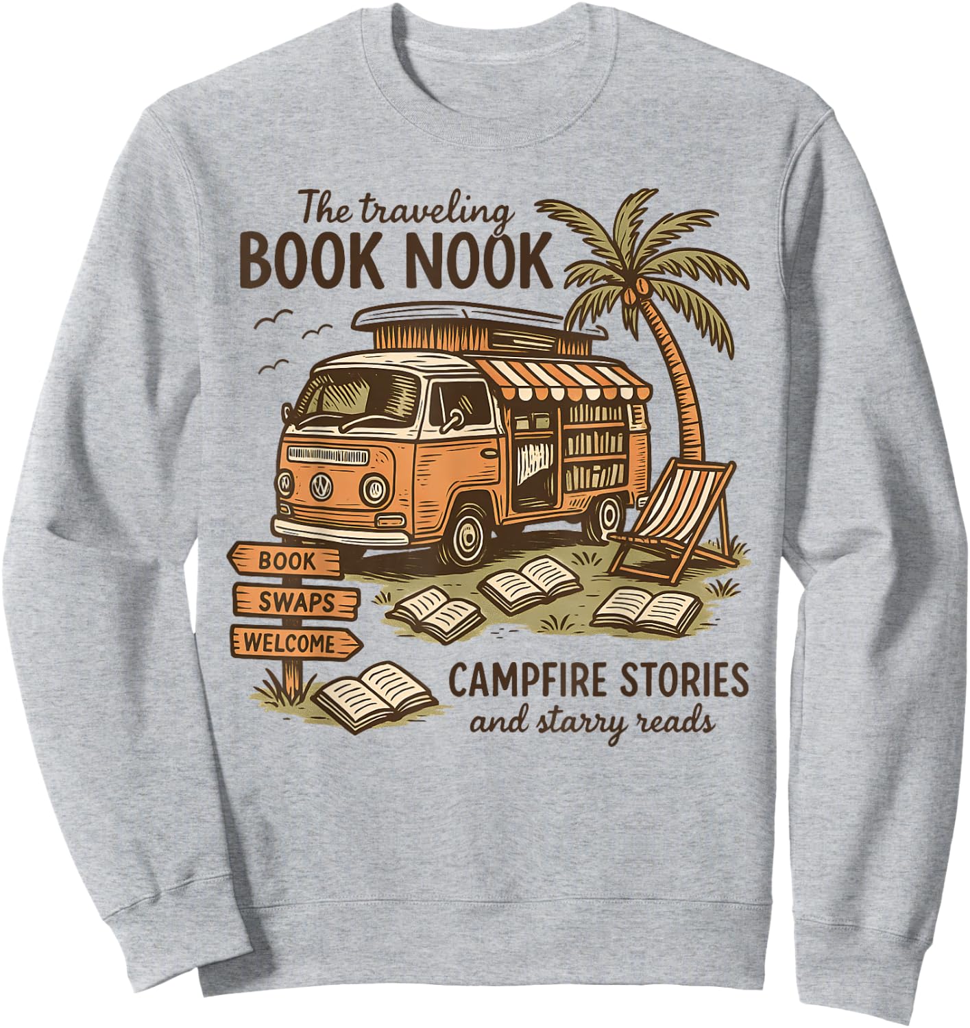 Stories And Starry Read Sweatshirt - Sweatshirt | Ash